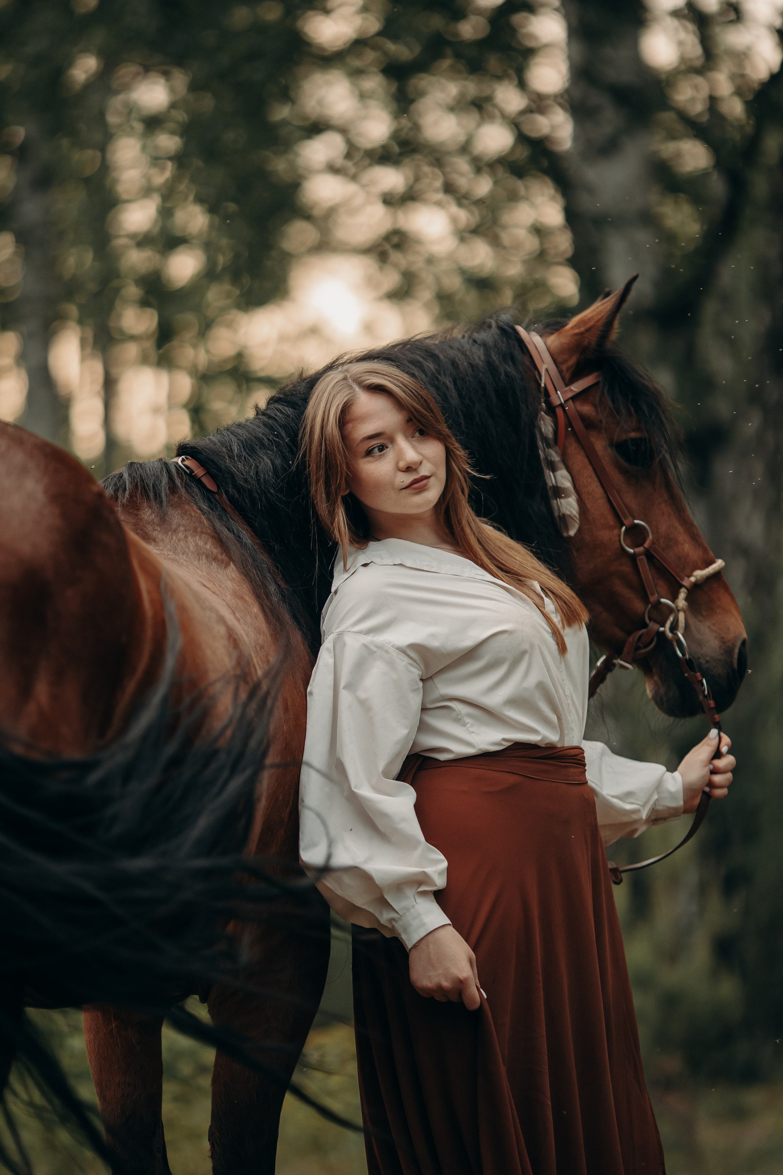 Ксения и Талисман. Анна Молчанова конный фотограф в Тюмени | фотосессии с лошадьми Тюмень