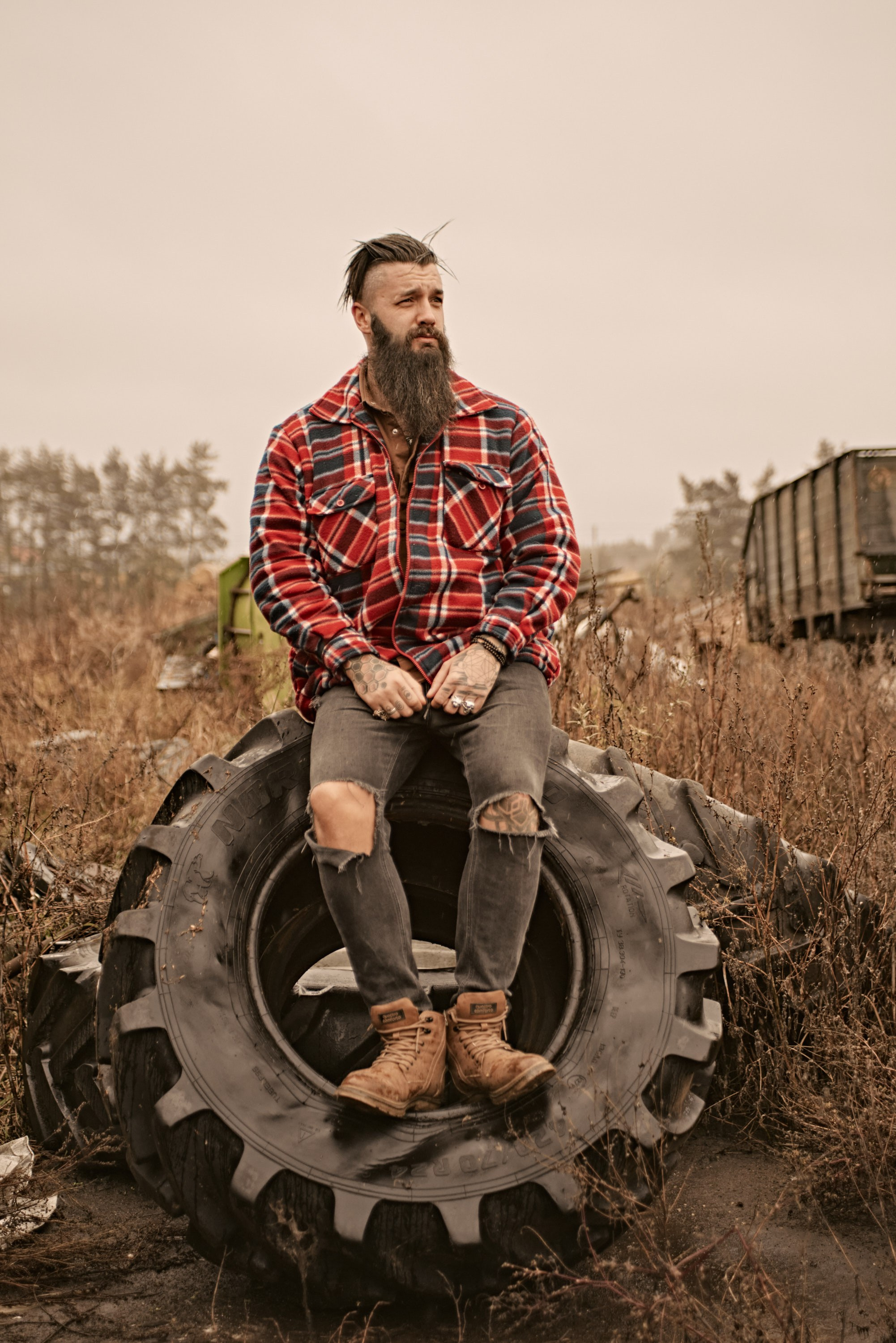 Брутальная мужская фотосессия в Воронеже