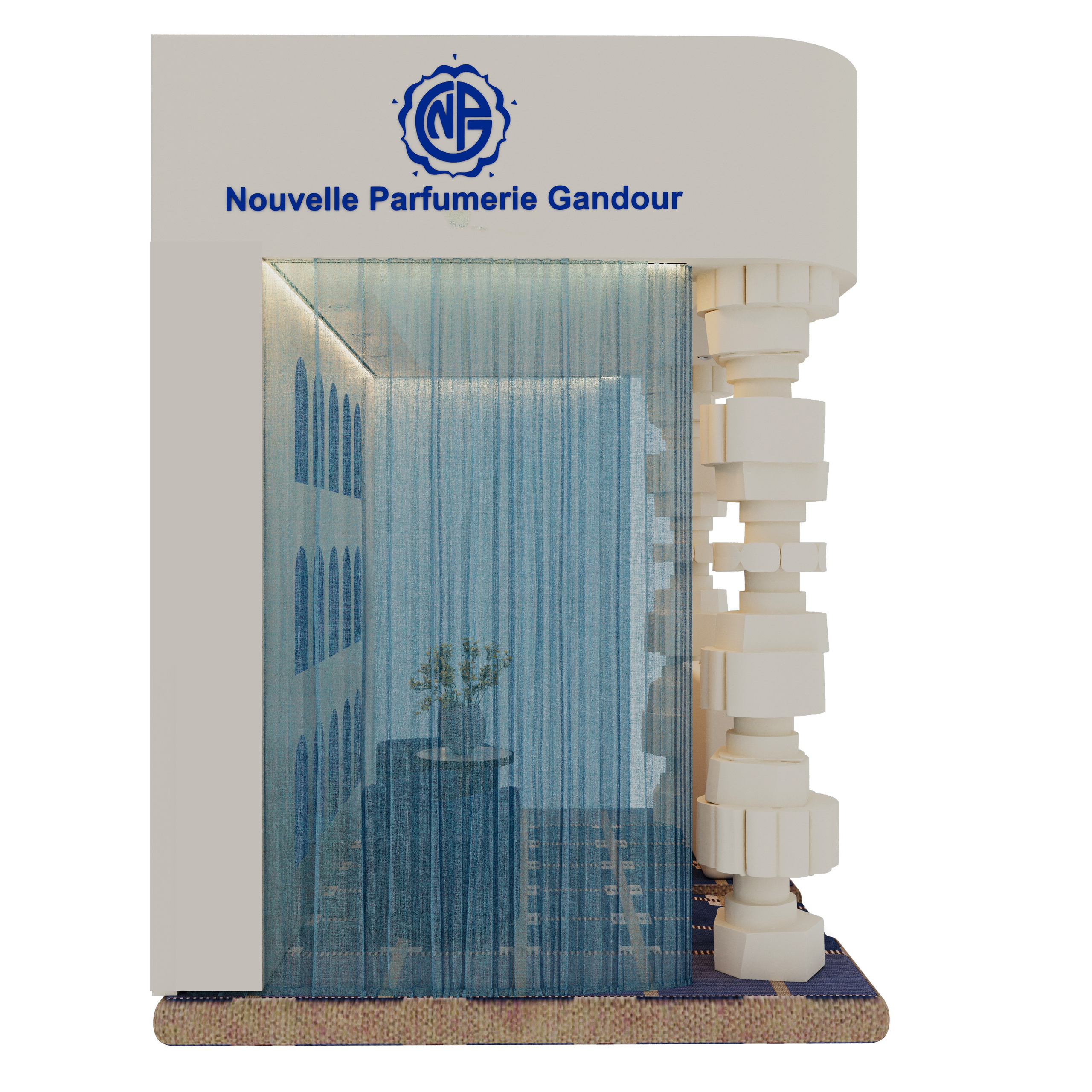 Стенд Dubai BeautyWorld. Дизайнер интерьера в Москве Екатерина Шаймердинова