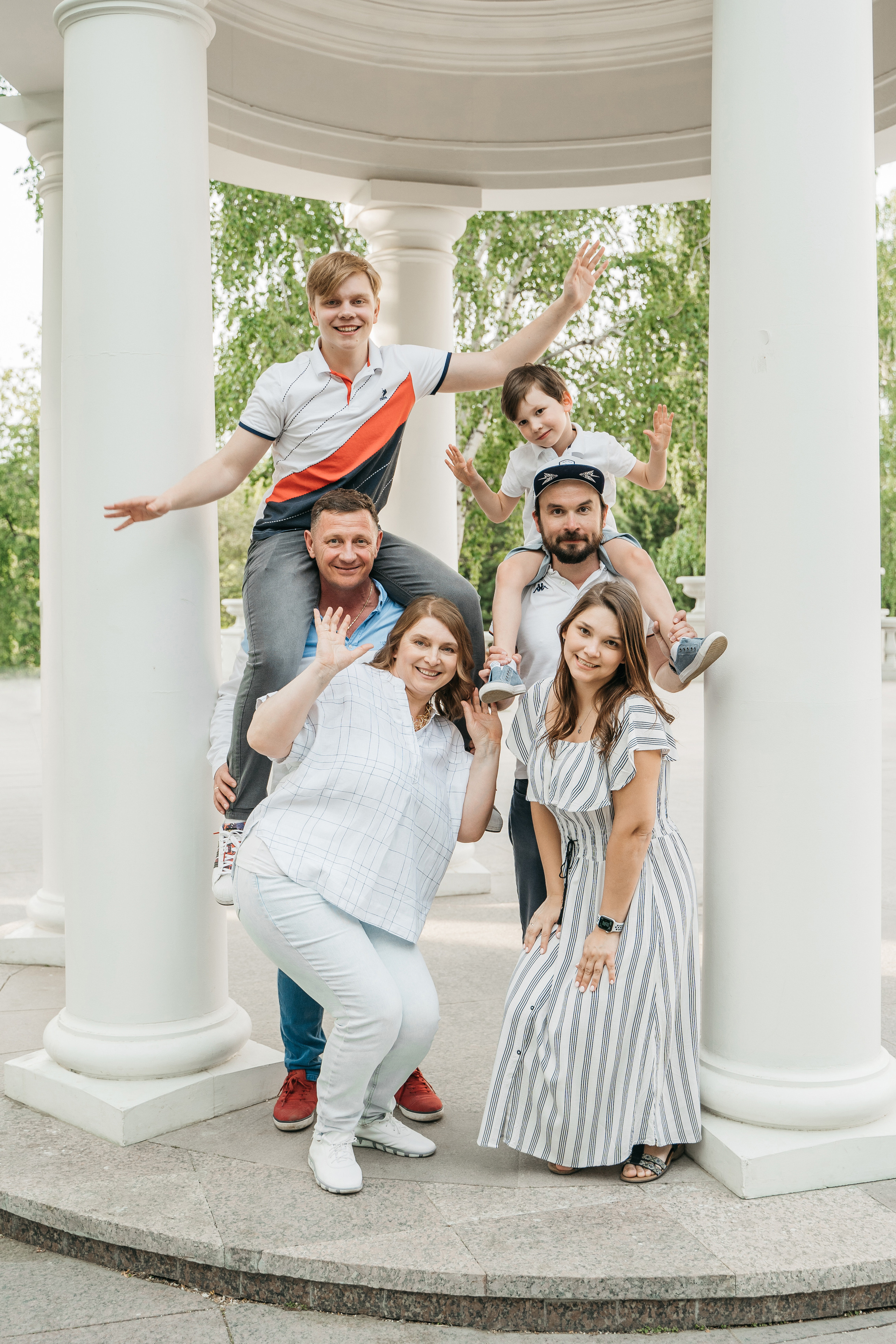 Большая семейная фотосессия. Фотограф Татьяна Мамонтова