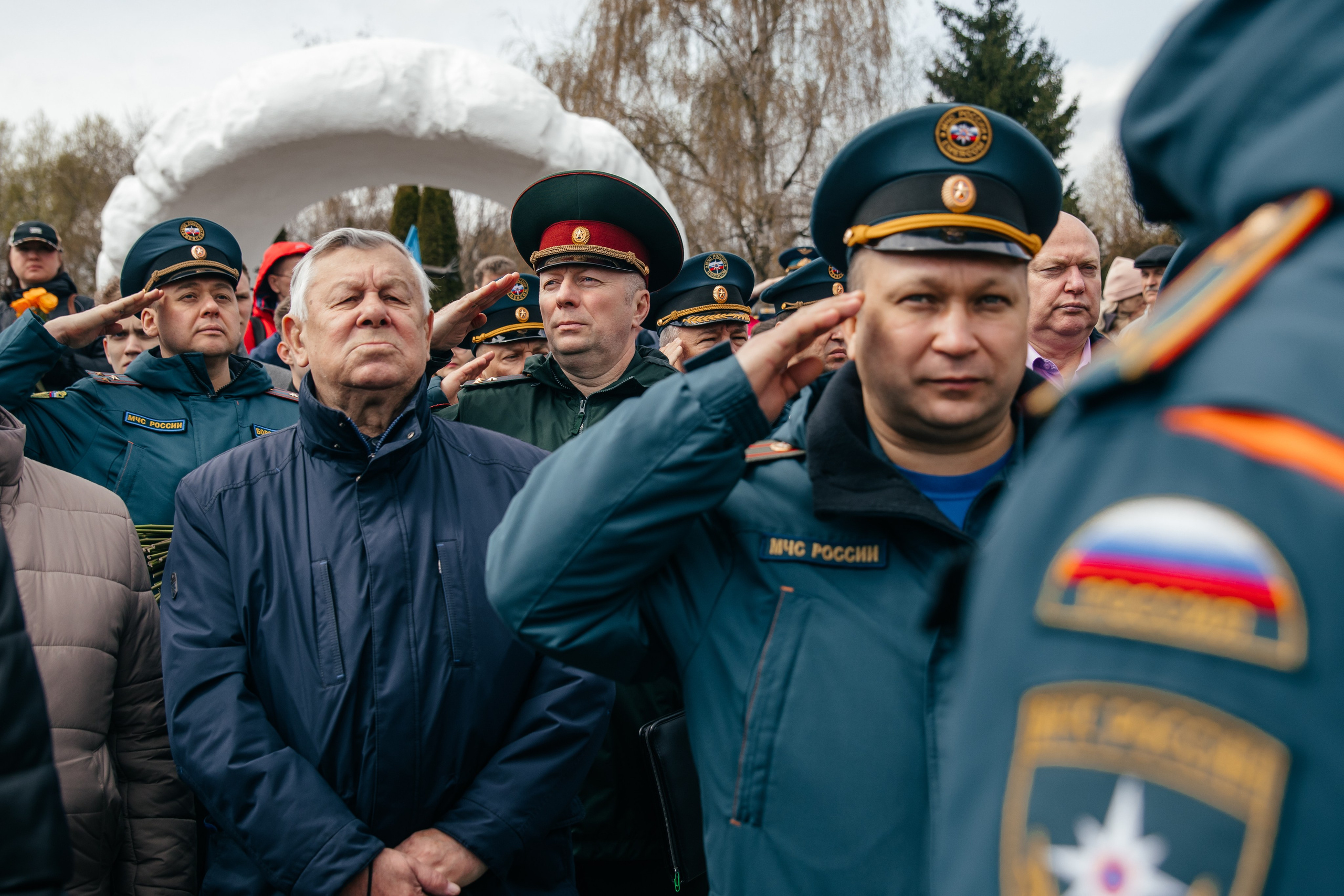 Памятное шествие к 40-летию аварии на Чернобыльской АЭС. Фото и видео проект о героях ВОВ, Чернобыльцах, Афганцах