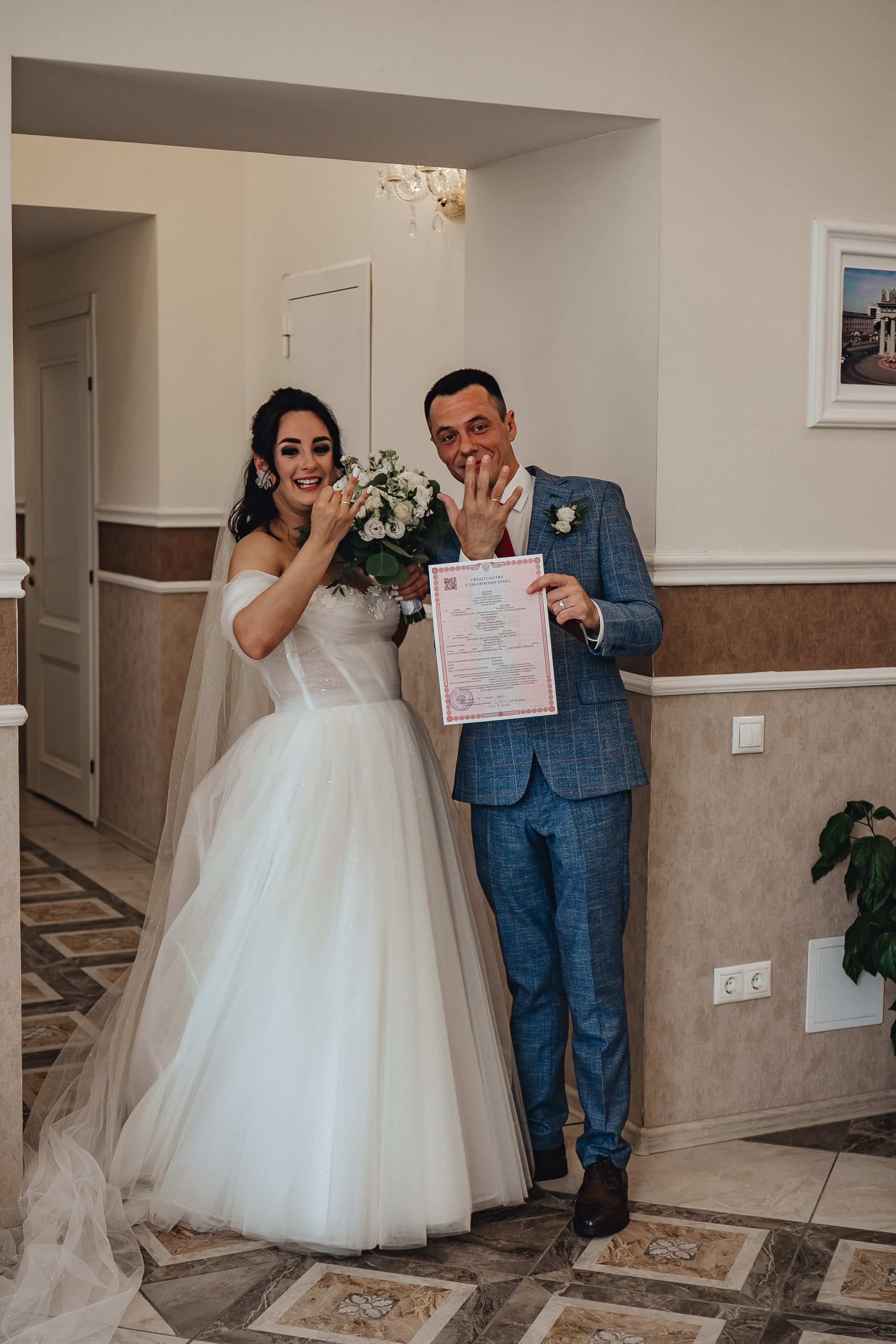 СВАДЕБНАЯ СЬЕМКА В ЗАГСЕ НА МОСКОВСКОМ ПРОСПЕКТЕ. Профессиональный фотограф, Санкт-Петербург — Виктория Богомолова