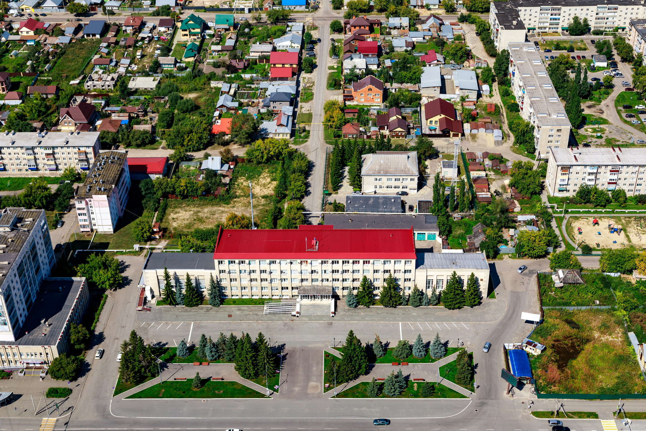 Город с высоты птичьего полёта. Фотограф Андрей Гузеев