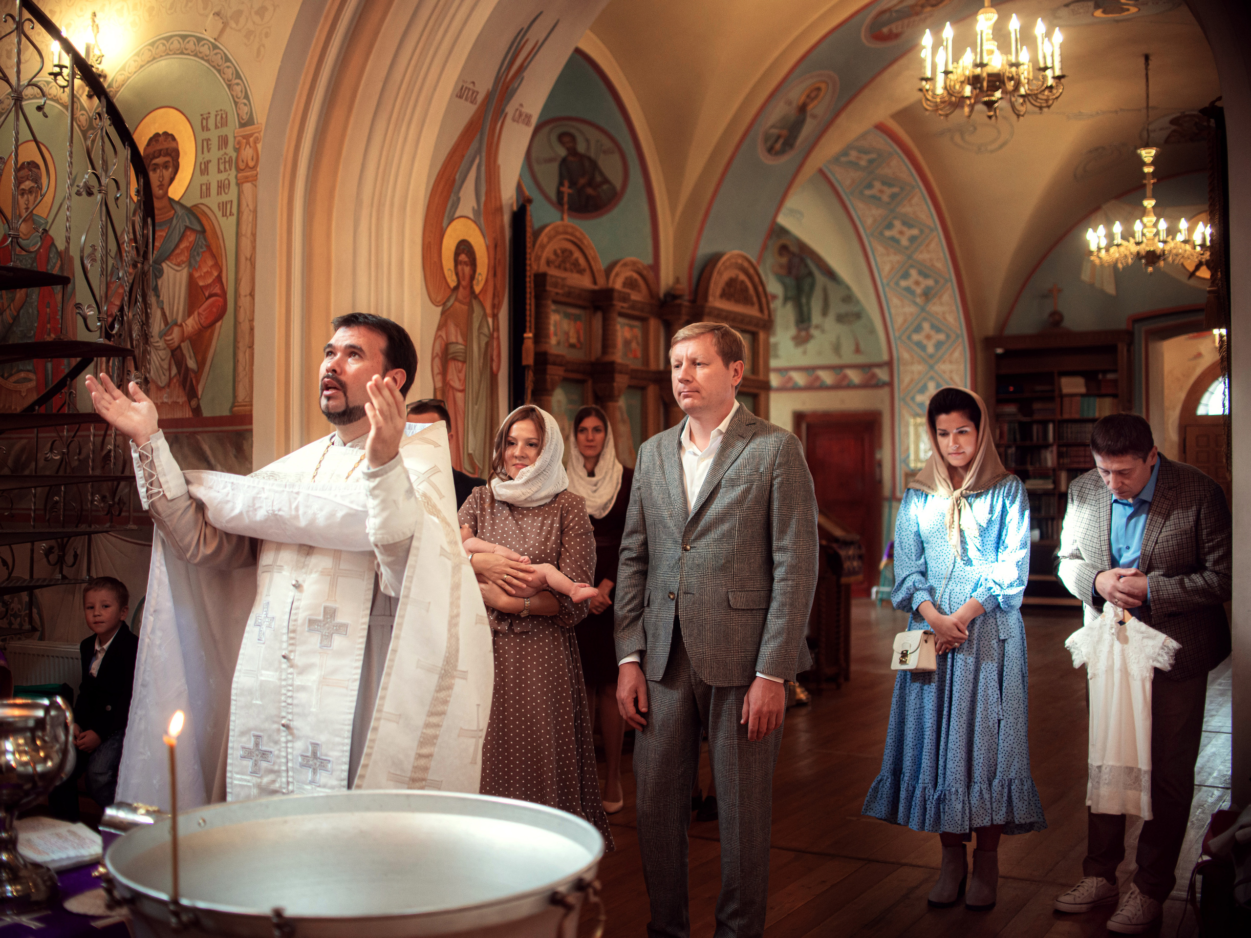 Крещение. Семейный и детский фотограф в Подольске и Москве