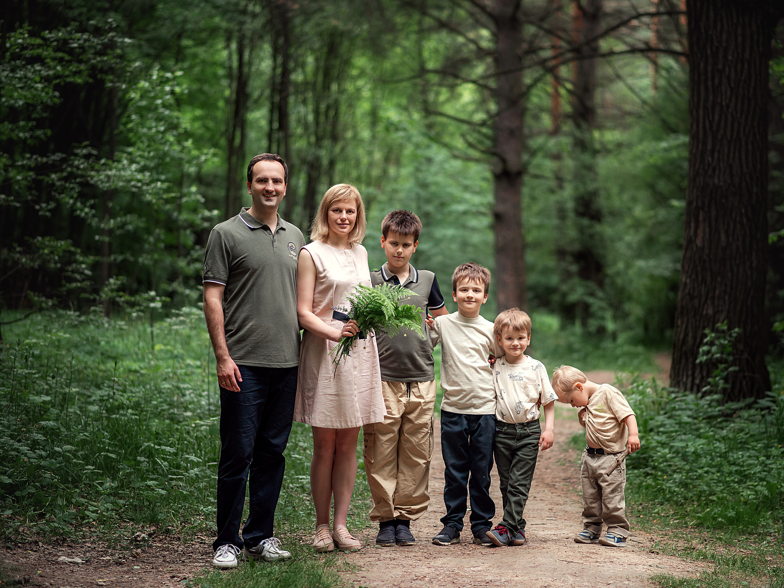 Большая семейная фотосессия. Семейный и детский фотограф в Подольске и Москве