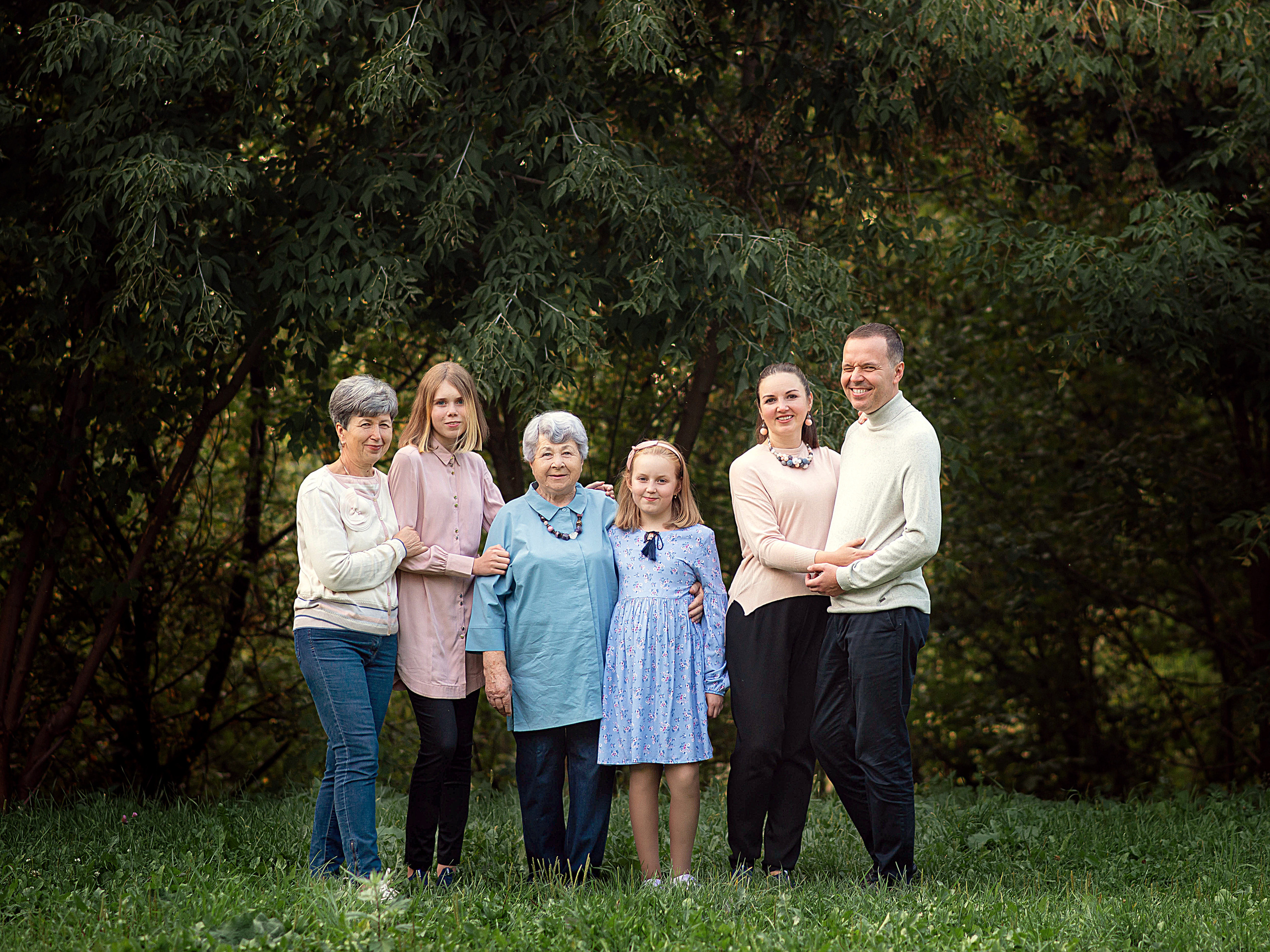 Большая семейная фотосессия. Семейный и детский фотограф в Подольске и Москве