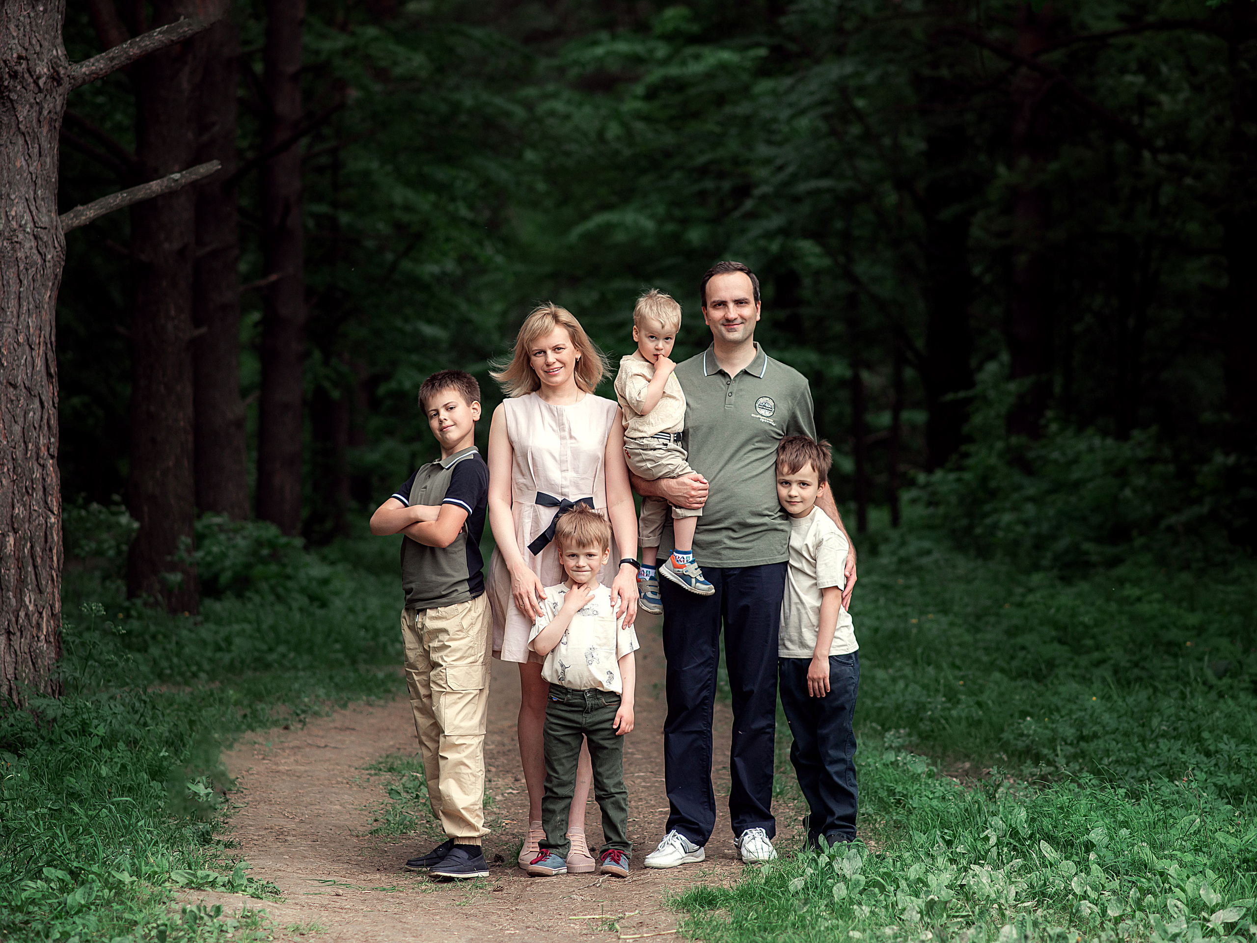 Большая семейная фотосессия. Семейный и детский фотограф в Подольске и Москве