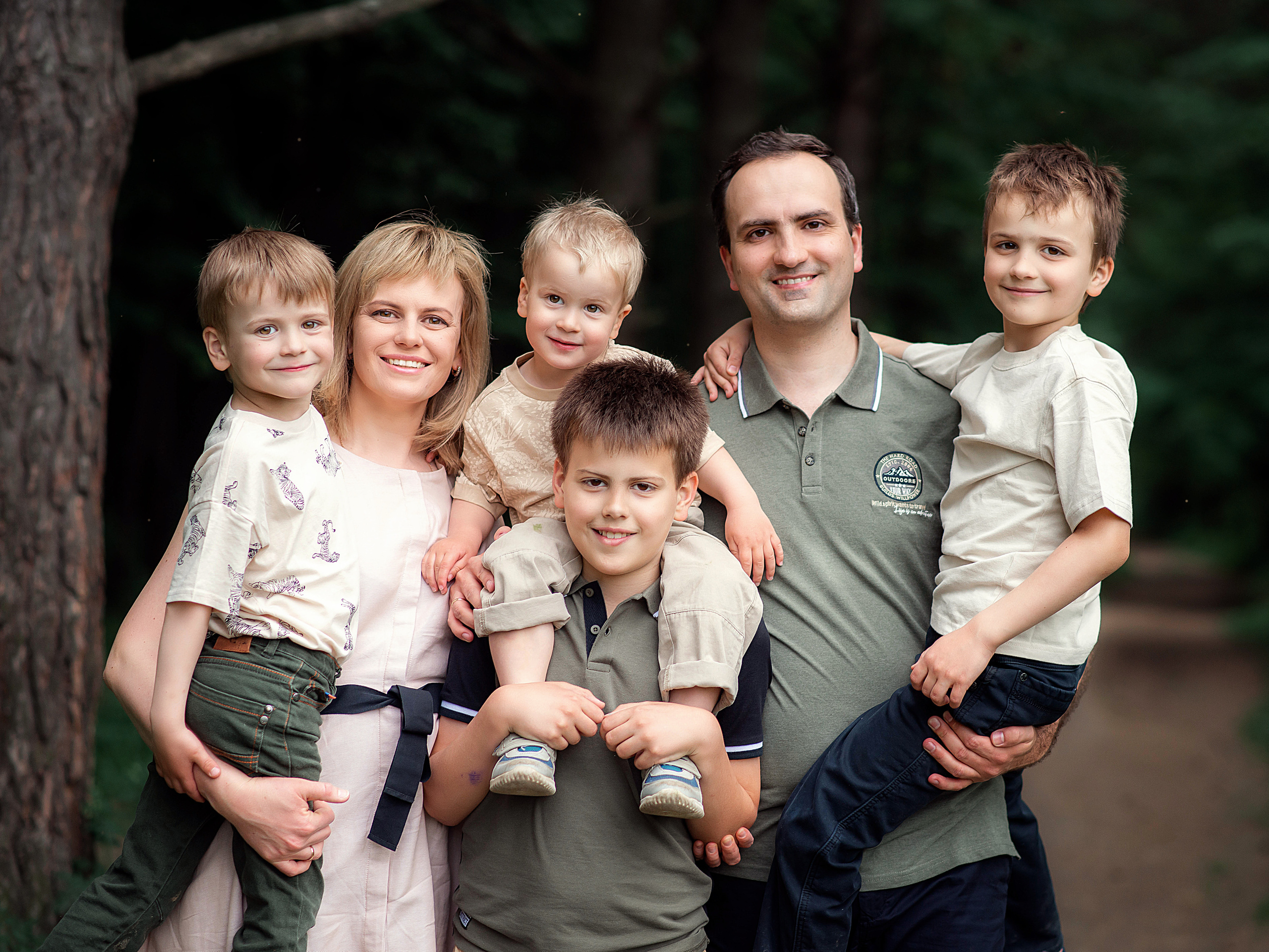 Большая семейная фотосессия. Семейный и детский фотограф в Подольске и Москве