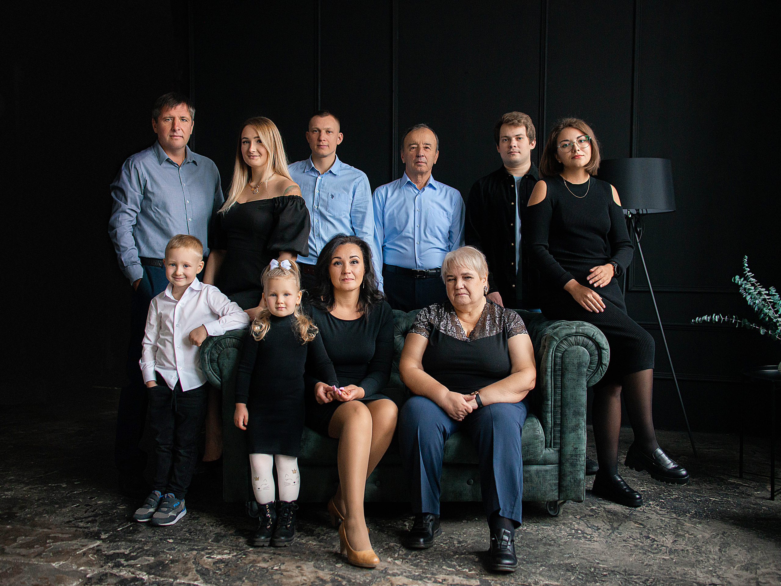 Большая семейная фотосессия. Семейный и детский фотограф в Подольске и Москве