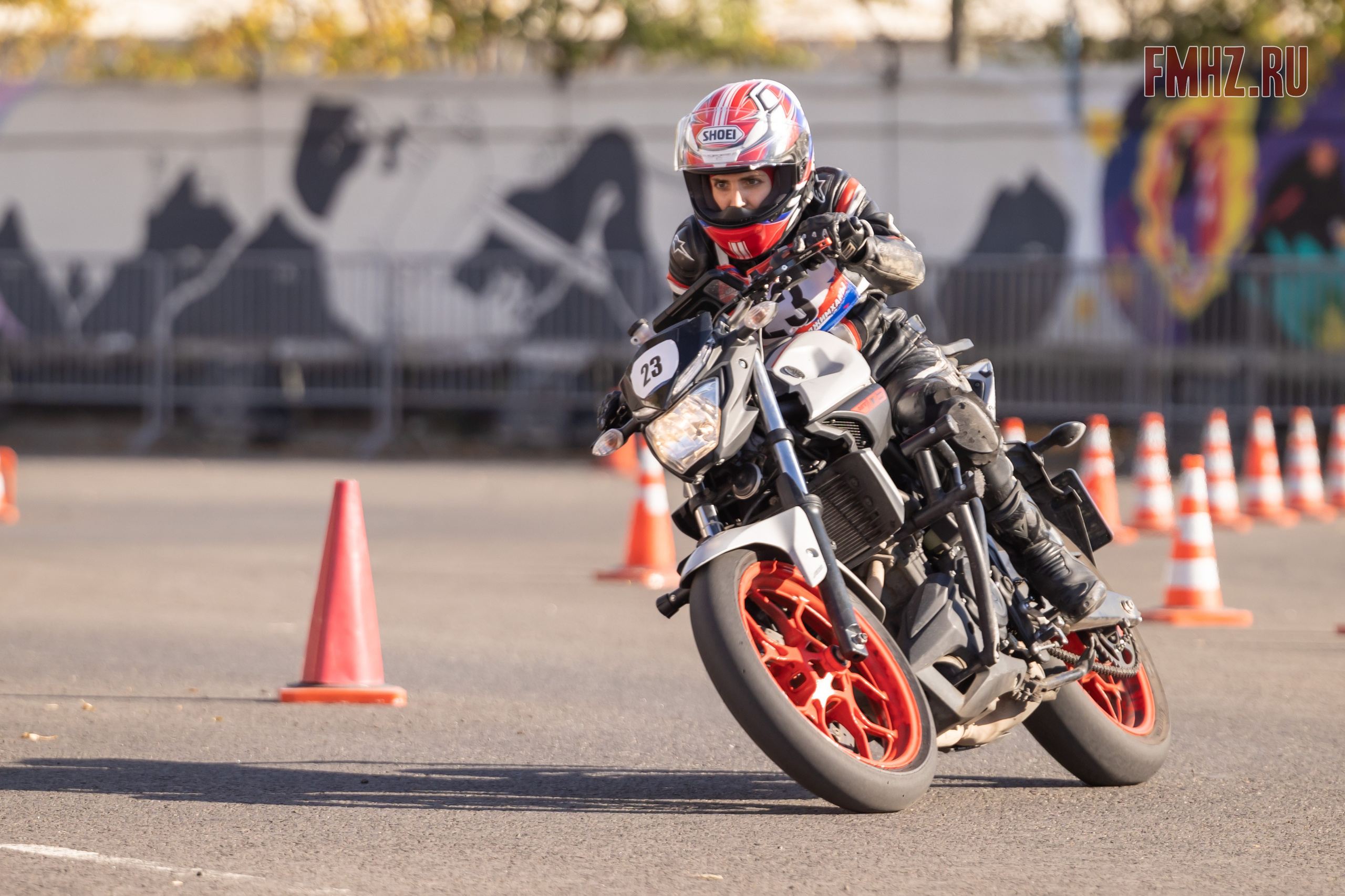 Соревнования по мотоджимхане на площадке Мосгортранс 15.09.2024. Фотограф Владимир Охрименко