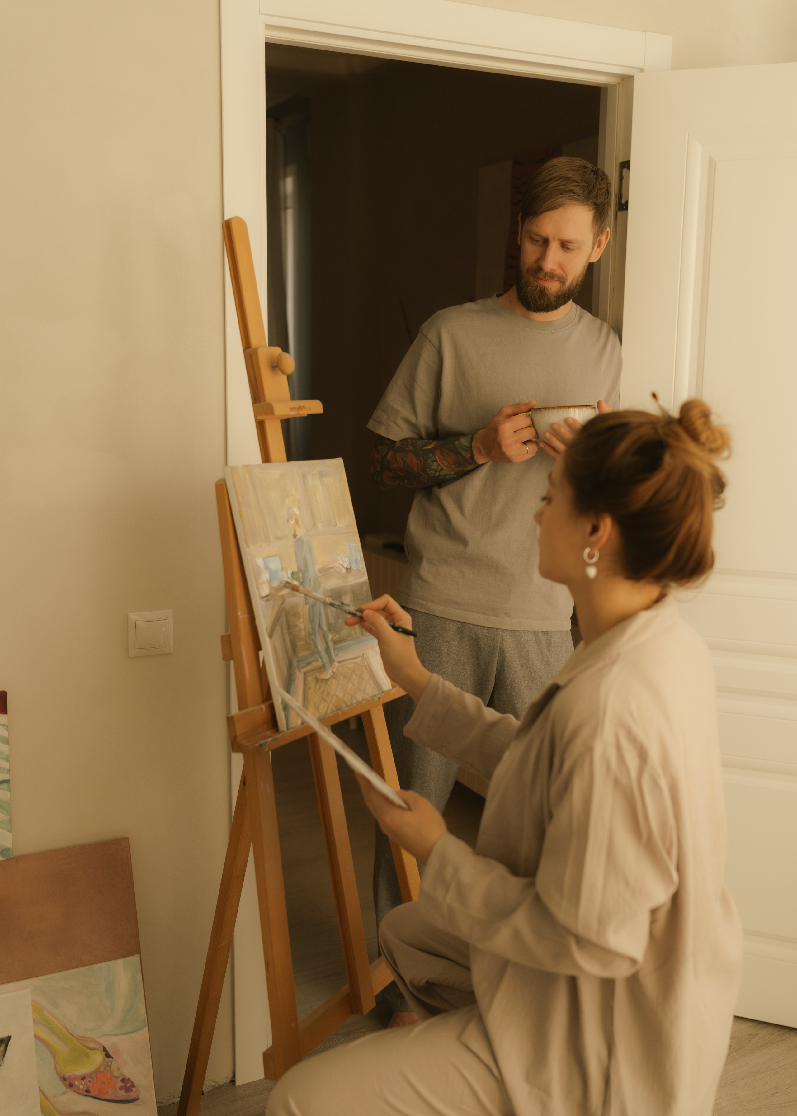 Катя и Андрей | домашняя. Фотограф в Новосибирске Диана Ильиных