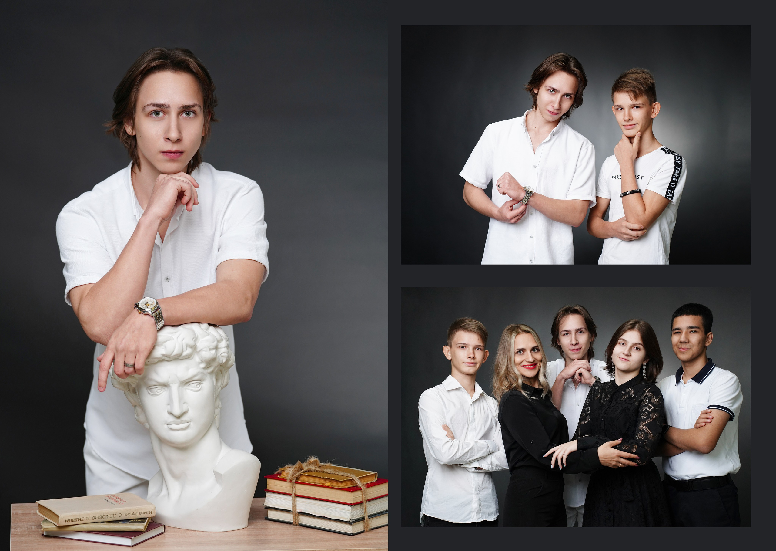 Черно-белый стиль. MEMENTO.Выпускные альбомы, школьные, юбилейные и другие книги. Ростов-на-Дону