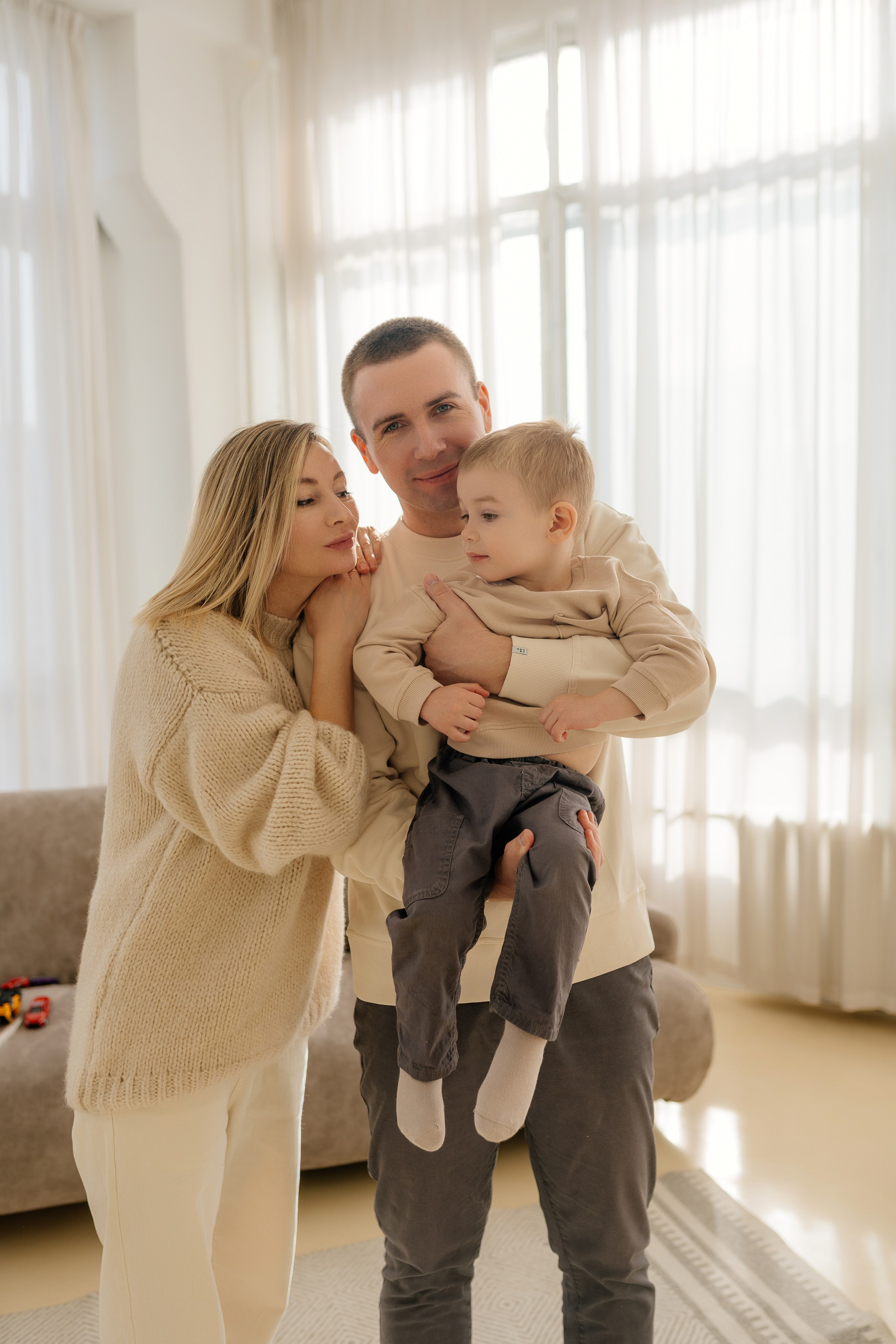 Ольга, Дмитрий и Ваня. Свадебный фотограф в Москве Анна Полушина