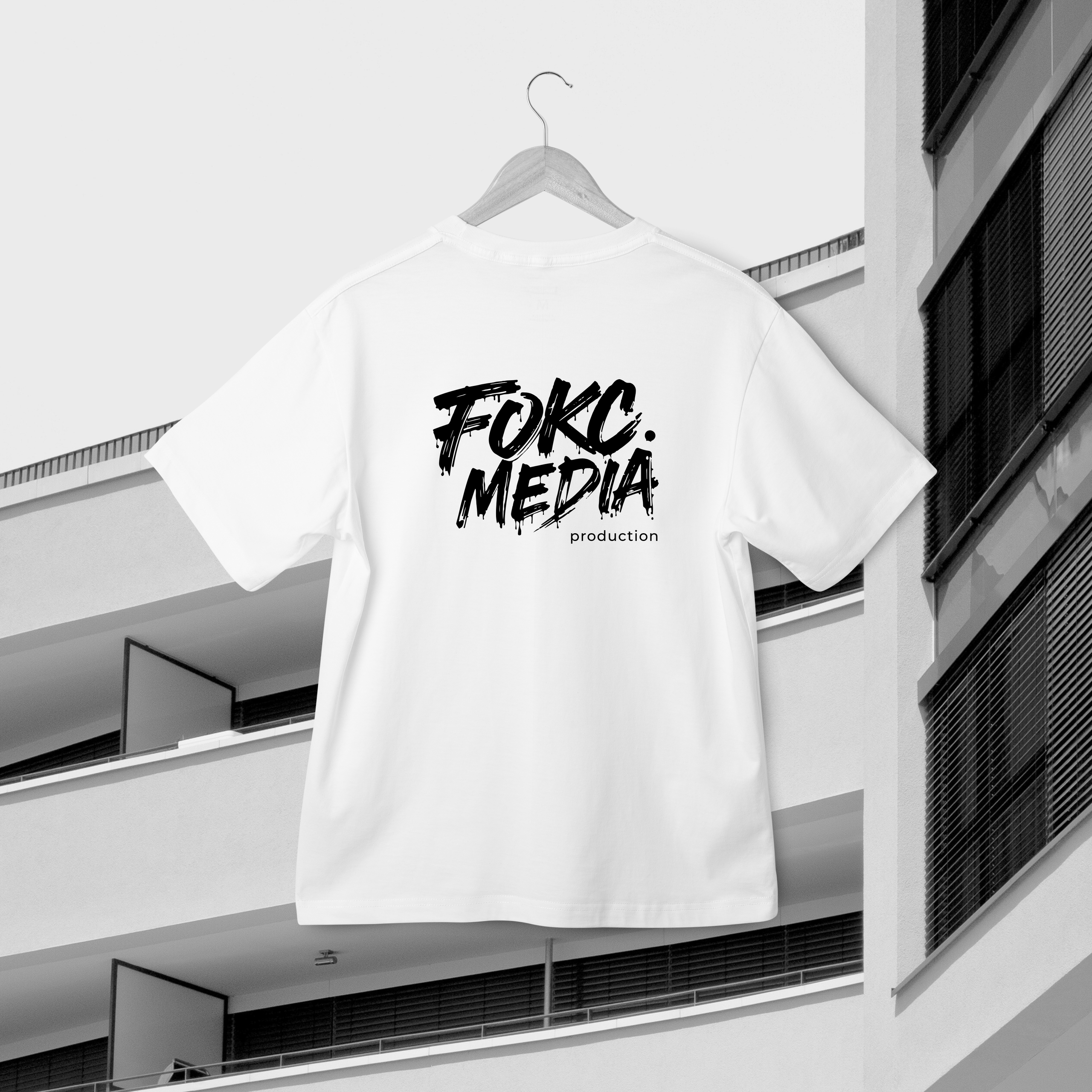 Логотип FOKC.MEDIA production. Л.УМ 48° — дом графического дизайна