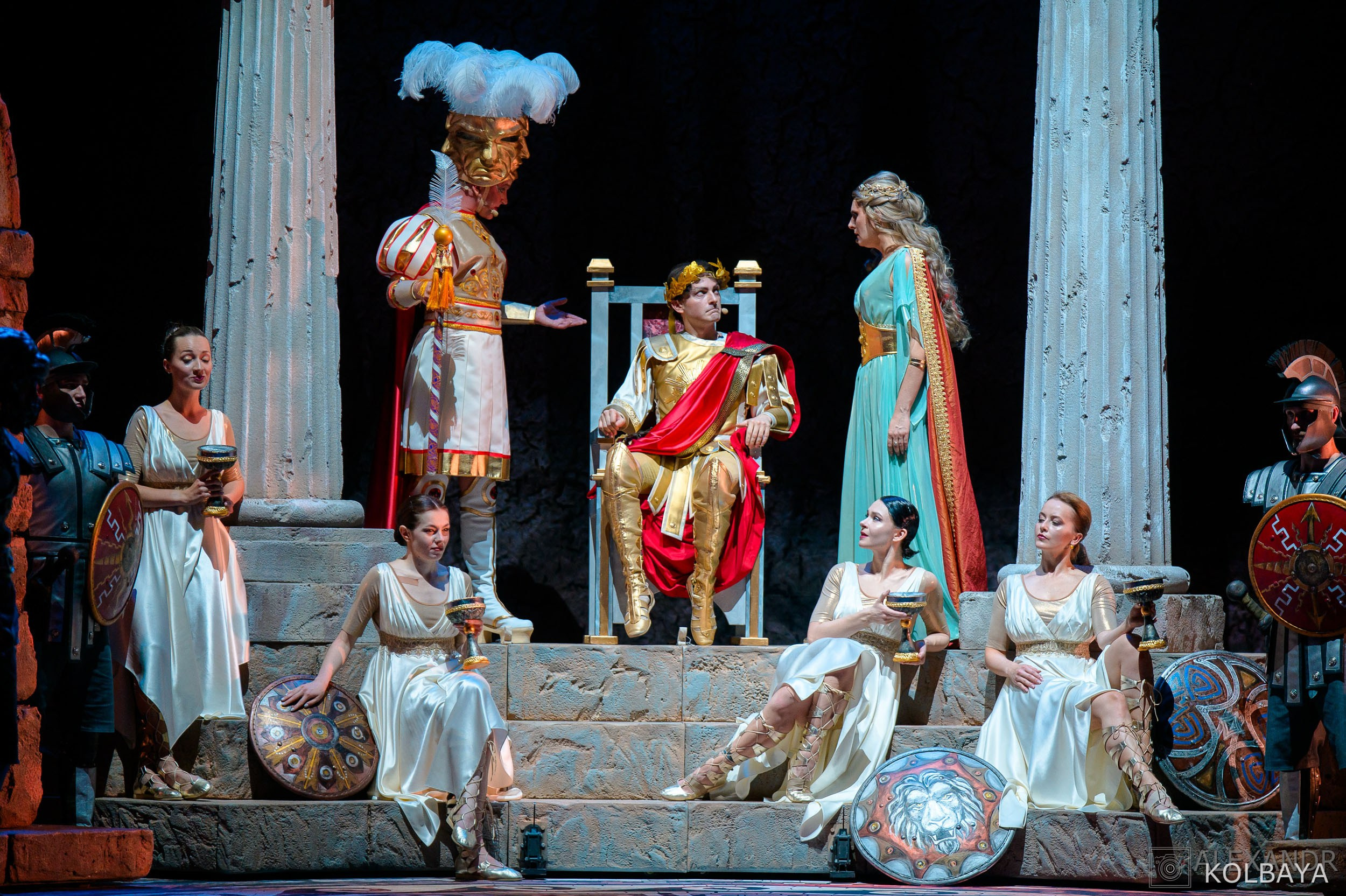 Фоторепортаж со спектакля Гладиатор в Театре Терезы Дуровой. Концертный и театральный репортажный фотограф в Москве Александр Колбая