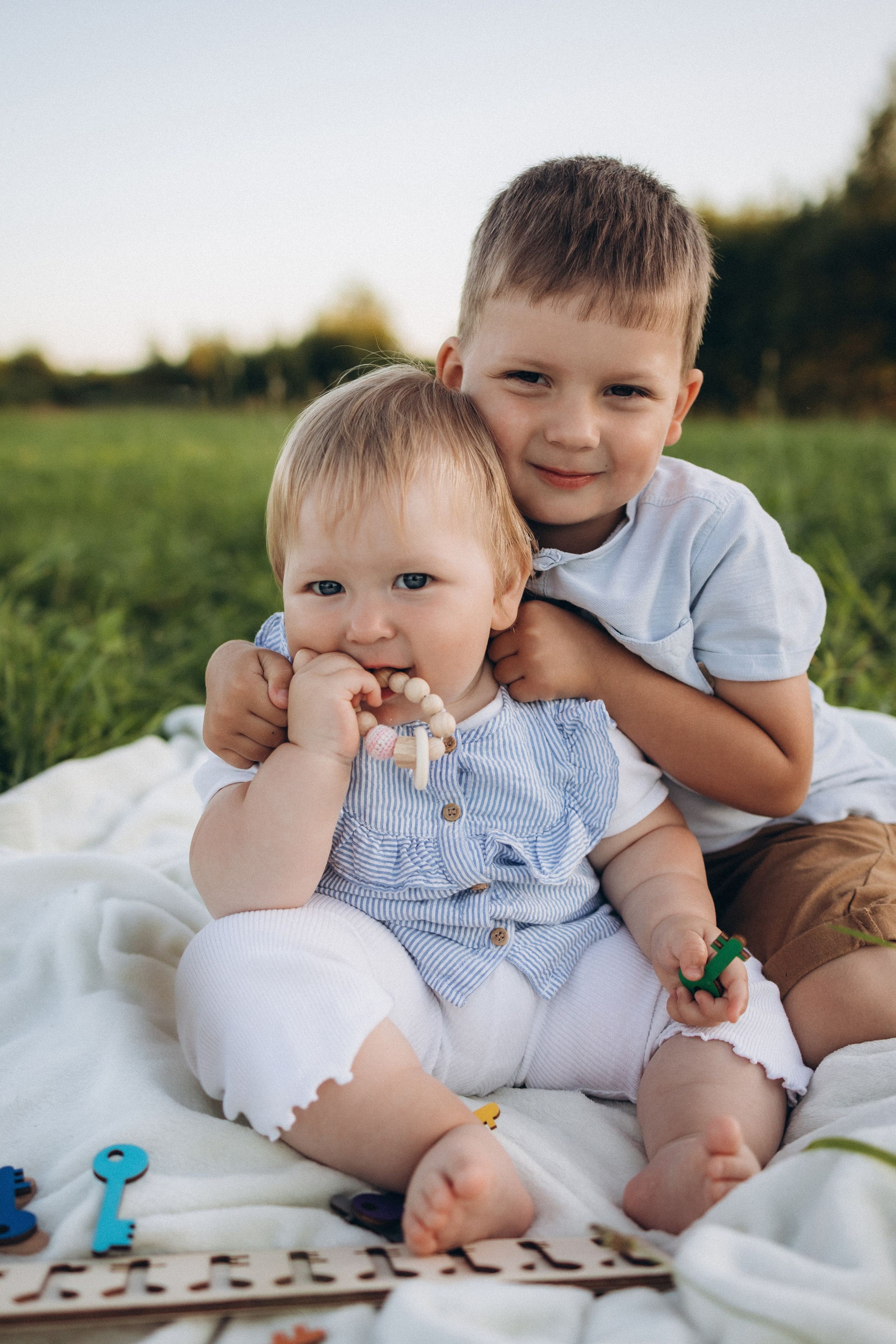 Ксюша, Вадим, Кирюша и Маша. Фотограф Елена Рябцева