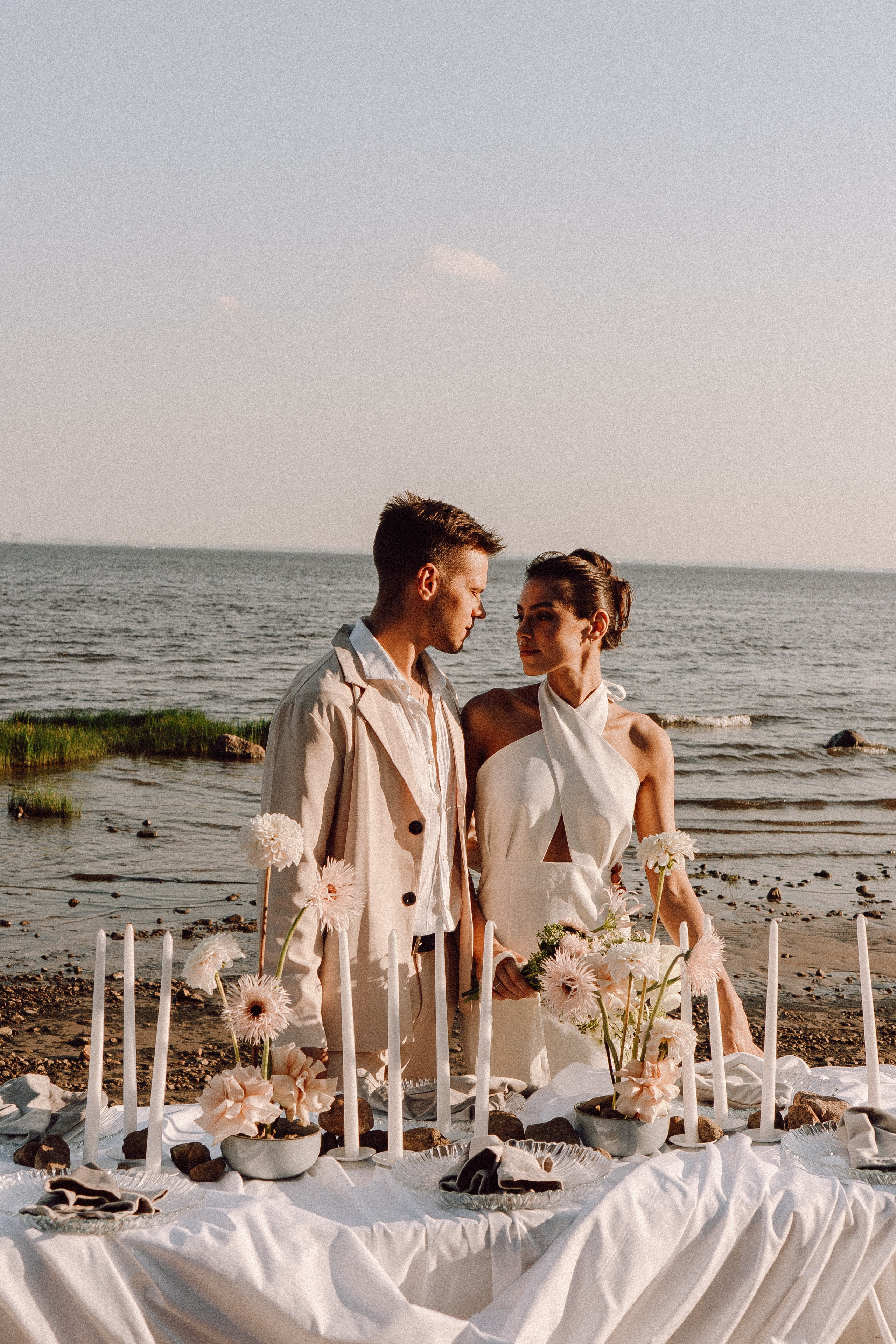 СВАДЕБНАЯ ФОТОСЕССИЯ ВЫЕЗДНОЙ ЦЕРЕМОНИИ (ФИНСКИЙ ЗАЛИВ). Профессиональный фотограф, Санкт-Петербург — Виктория Богомолова