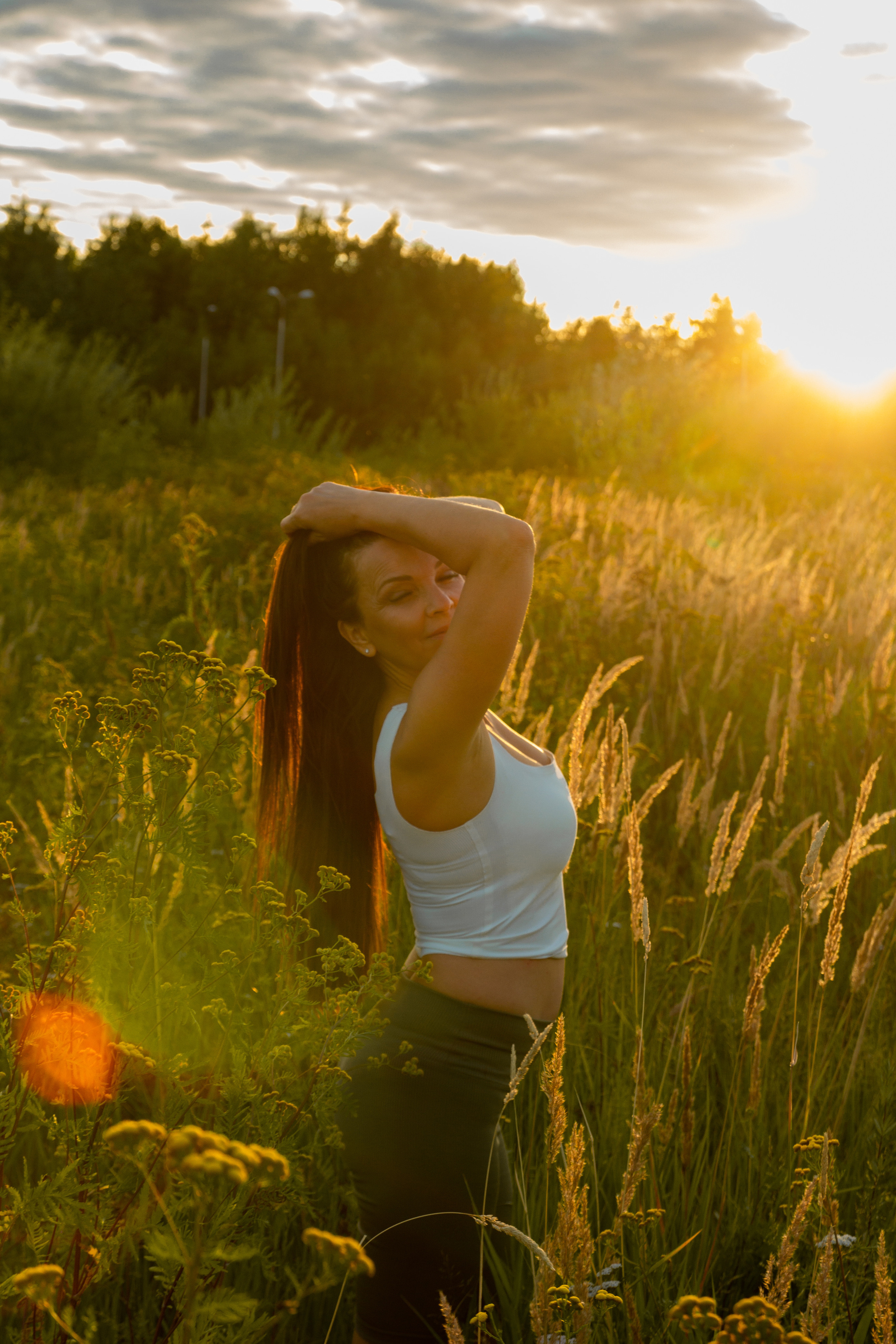 Магия заката для Натали✨. Женский портрет и немного больше в Санкт-Петербурге