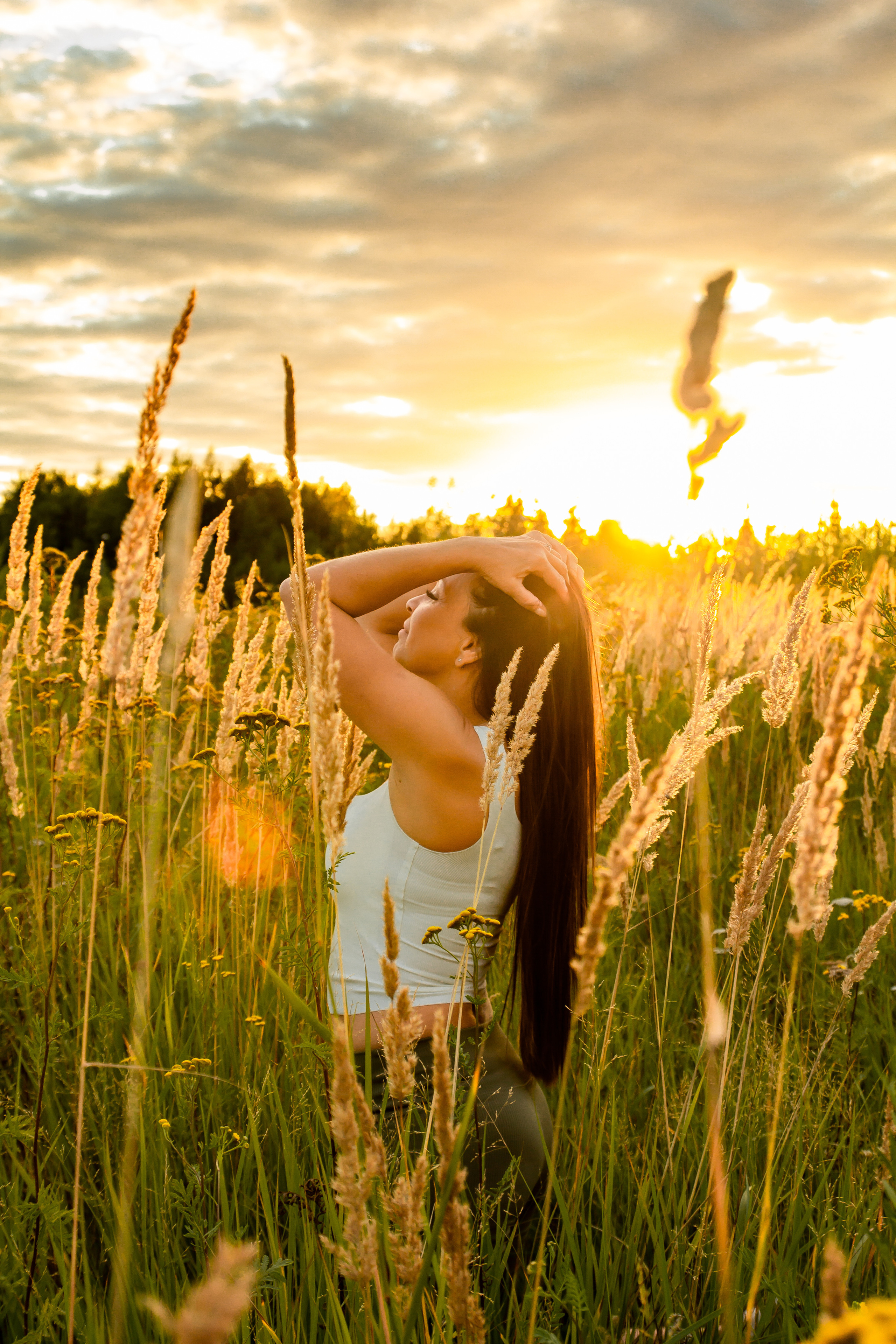 Магия заката для Натали✨. Женский портрет и немного больше в Санкт-Петербурге