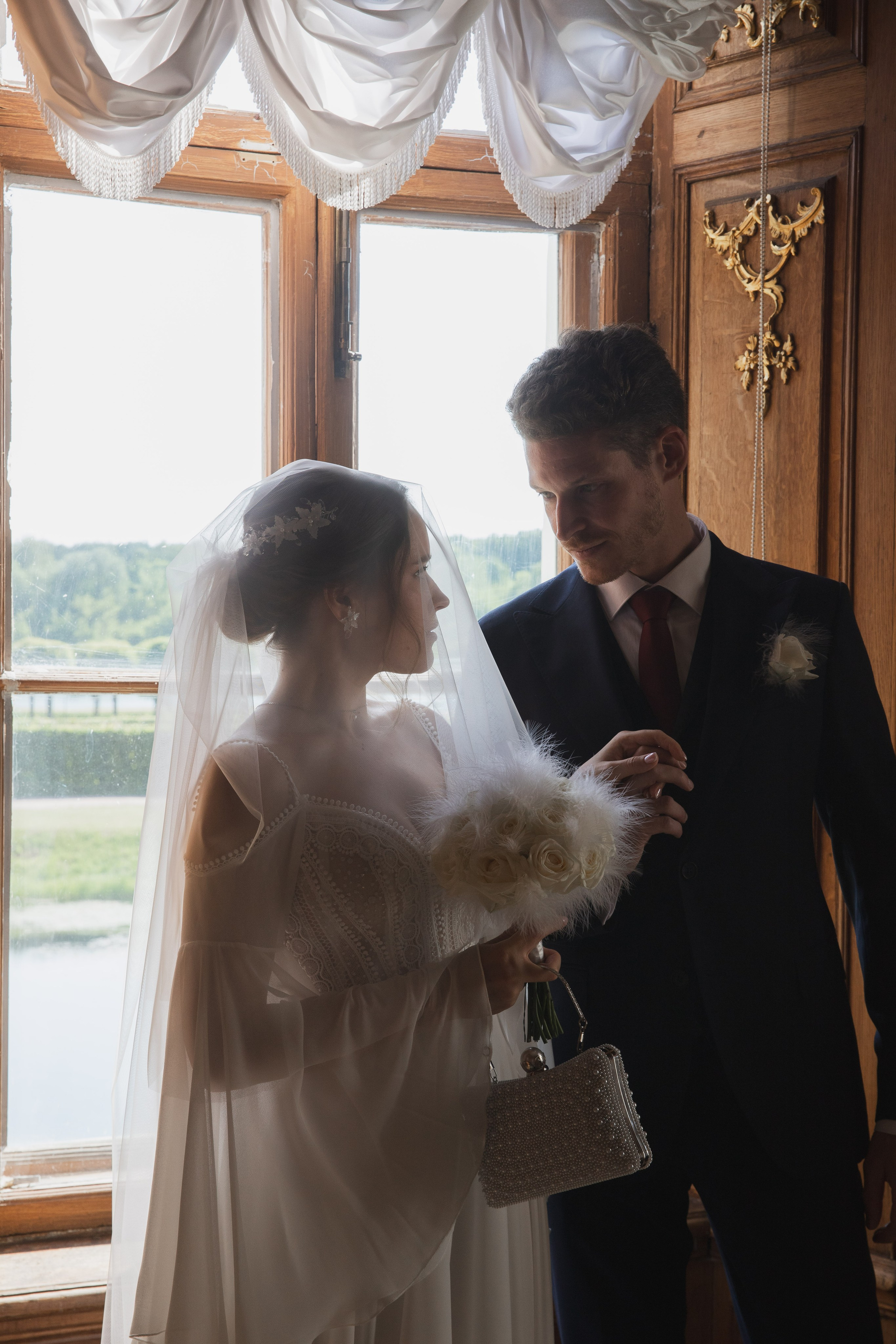 Летняя свадьба в Кусково. Свадебный и портретный фотограф в Москве Мария Кравченко