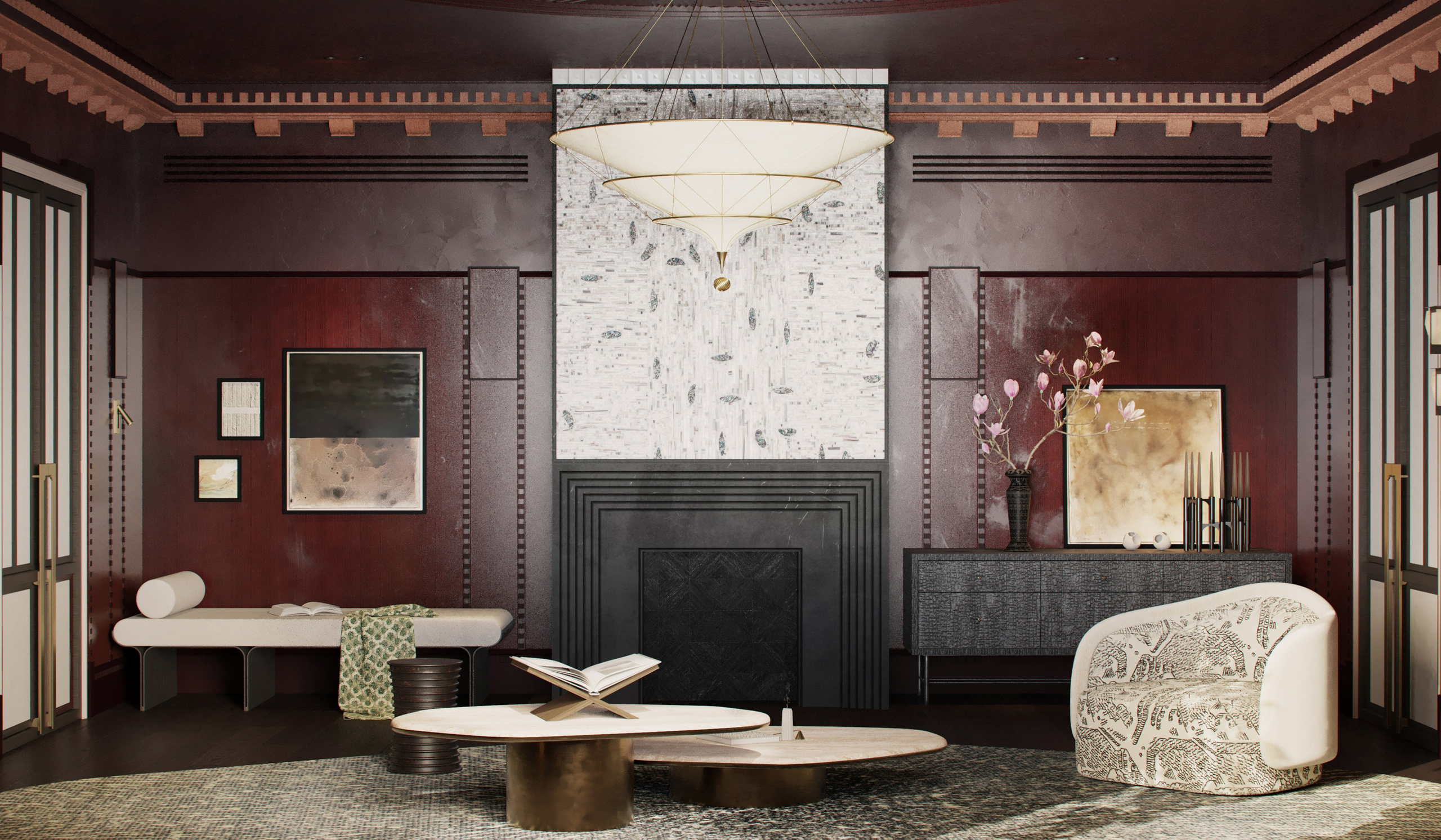 Частная резиденция, Концепт. Дизайнер интерьера в Москве Екатерина Шаймердинова