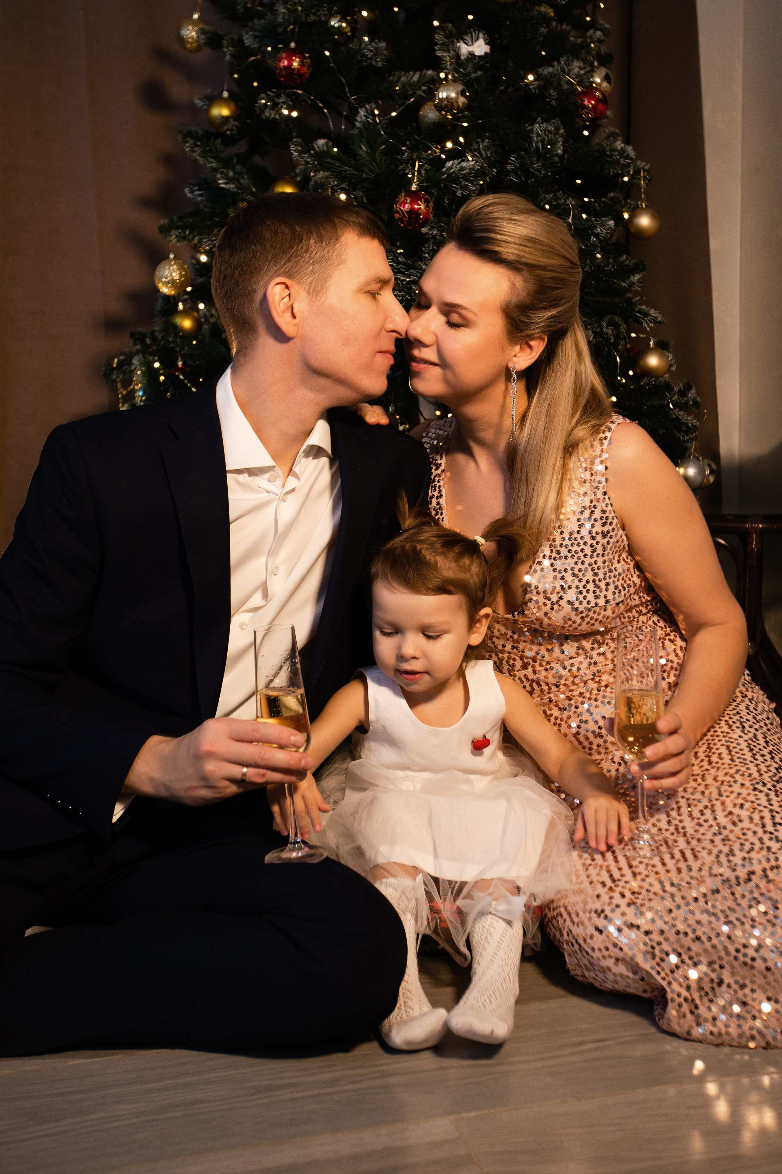 Новогодняя фотосессия дома. Семейный фотограф Фрязино Зрячева Кристина