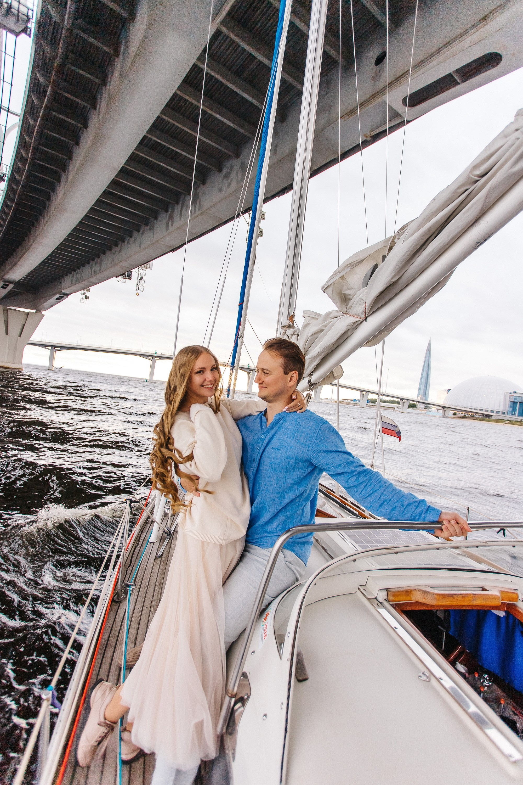 Прогулка на яхте. Фотограф в Санкт-Петербурге Юлия Ласкари