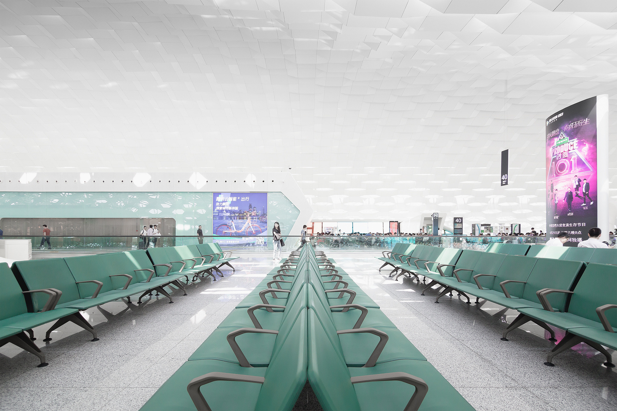 Фотография пассажирского терминала аэропорта Shenzhen