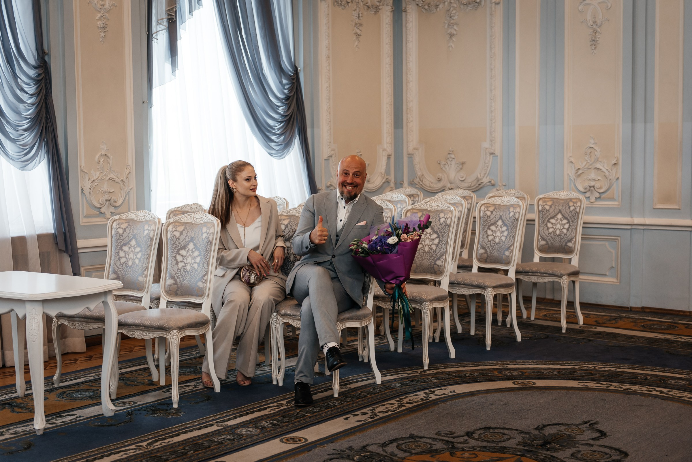 регистрация брака во Дворце Бракосочетания 2 на Фурштадской