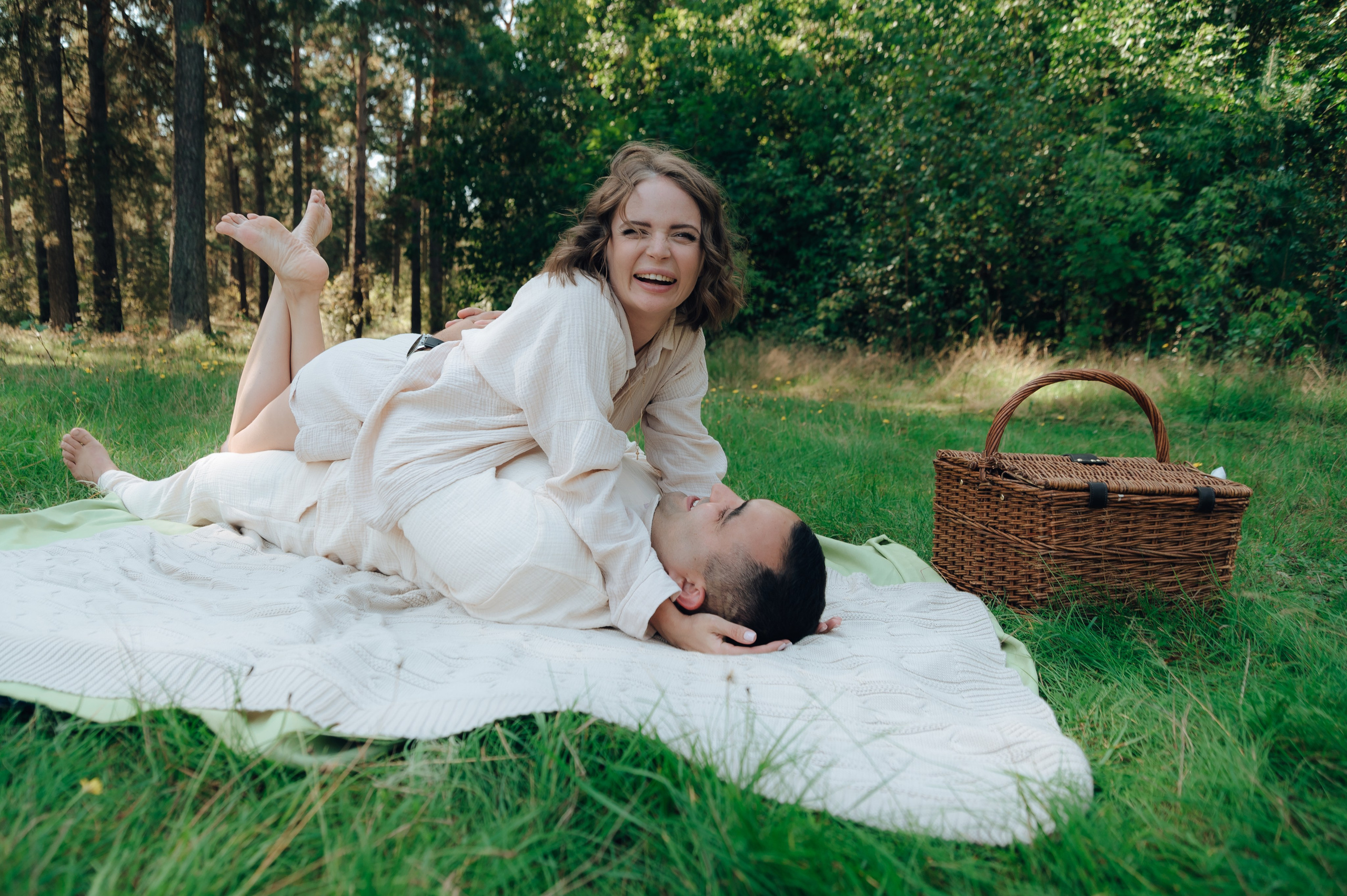 Любовная любовь в лесах Юганца. Детский и семейный фотограф Катерина Мишина