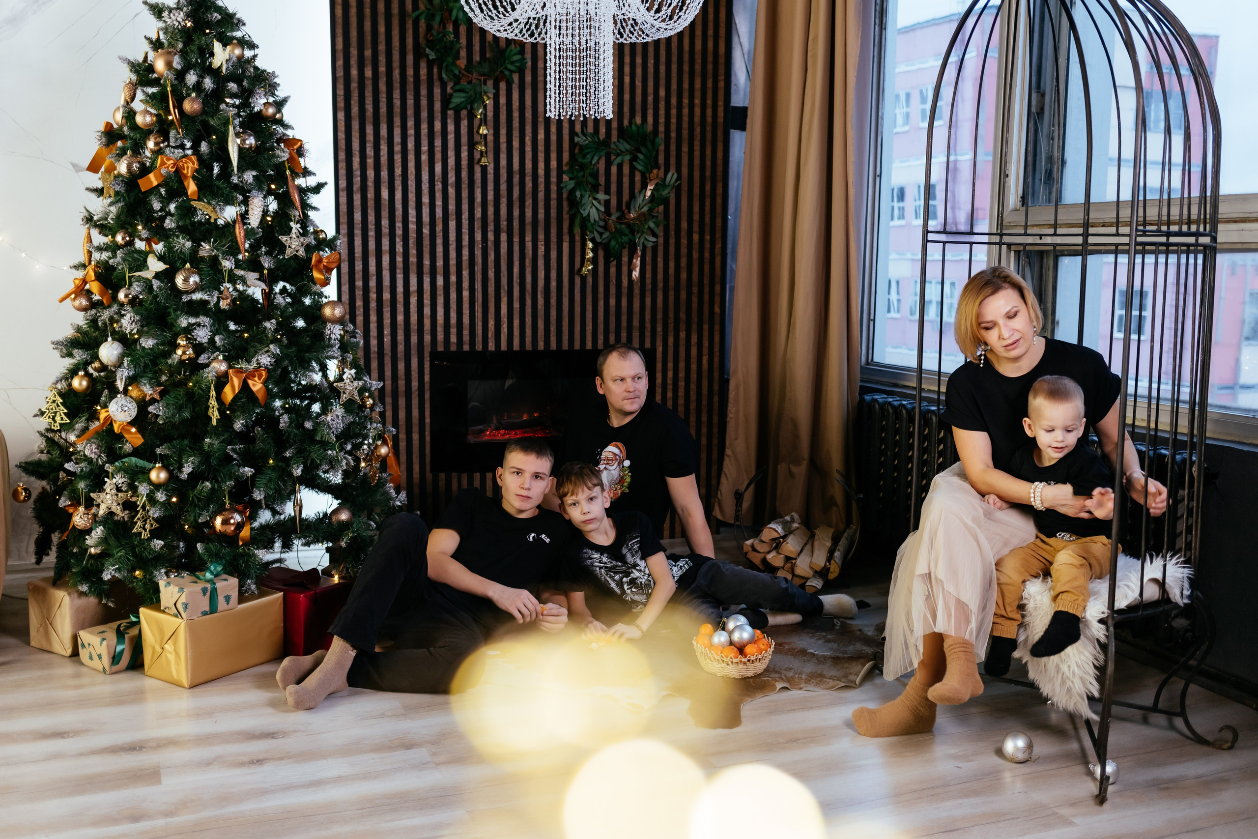 Новогодняя семейная съёмка. EtoStudio. Семейный фотограф в Минске Приболовец Светлана