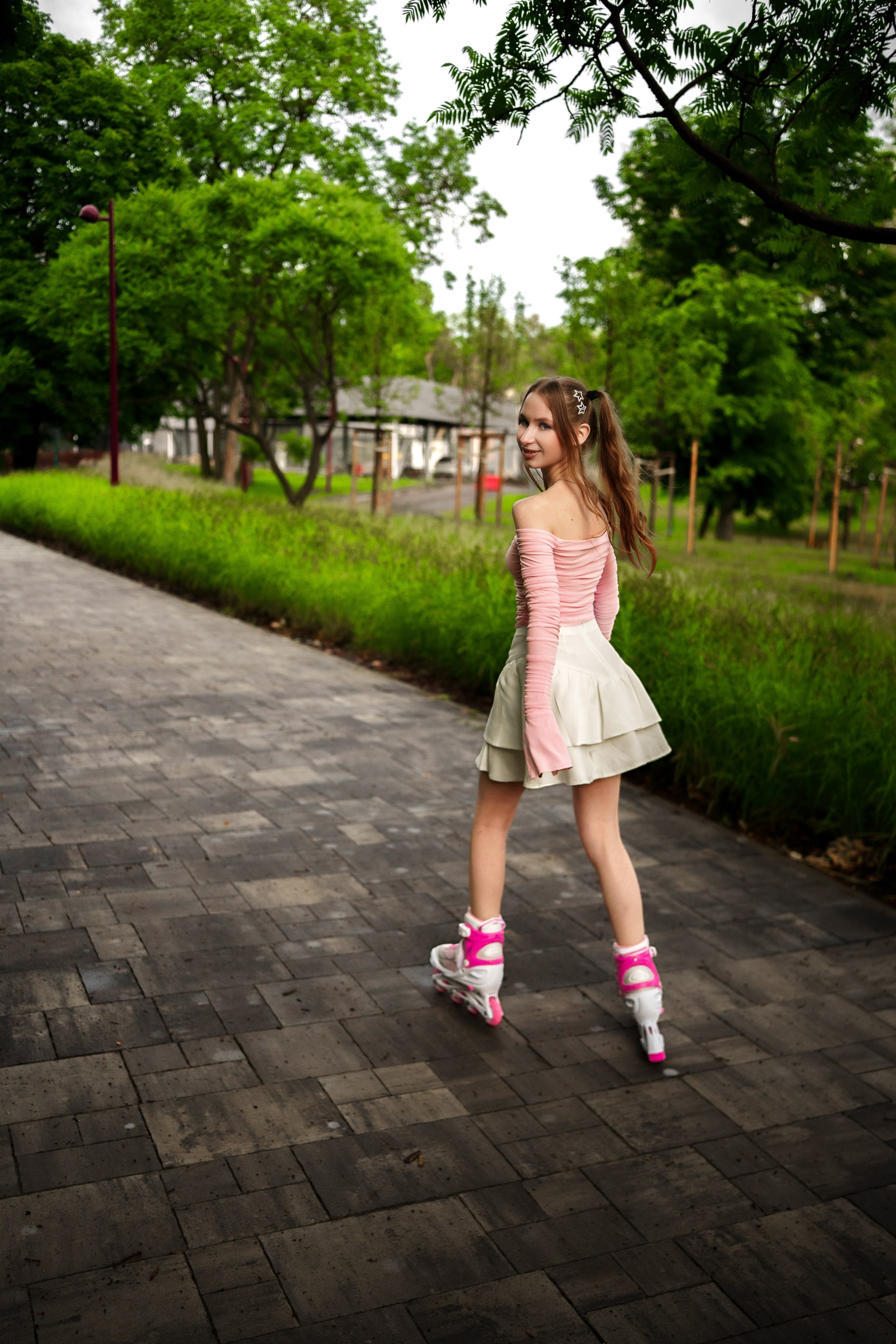 Прогулка на роликах, с куколкой Анютой 🛼. Фотограф Андрей Чеботок (Белгород, Курск, Воронеж, Старый Оскол)