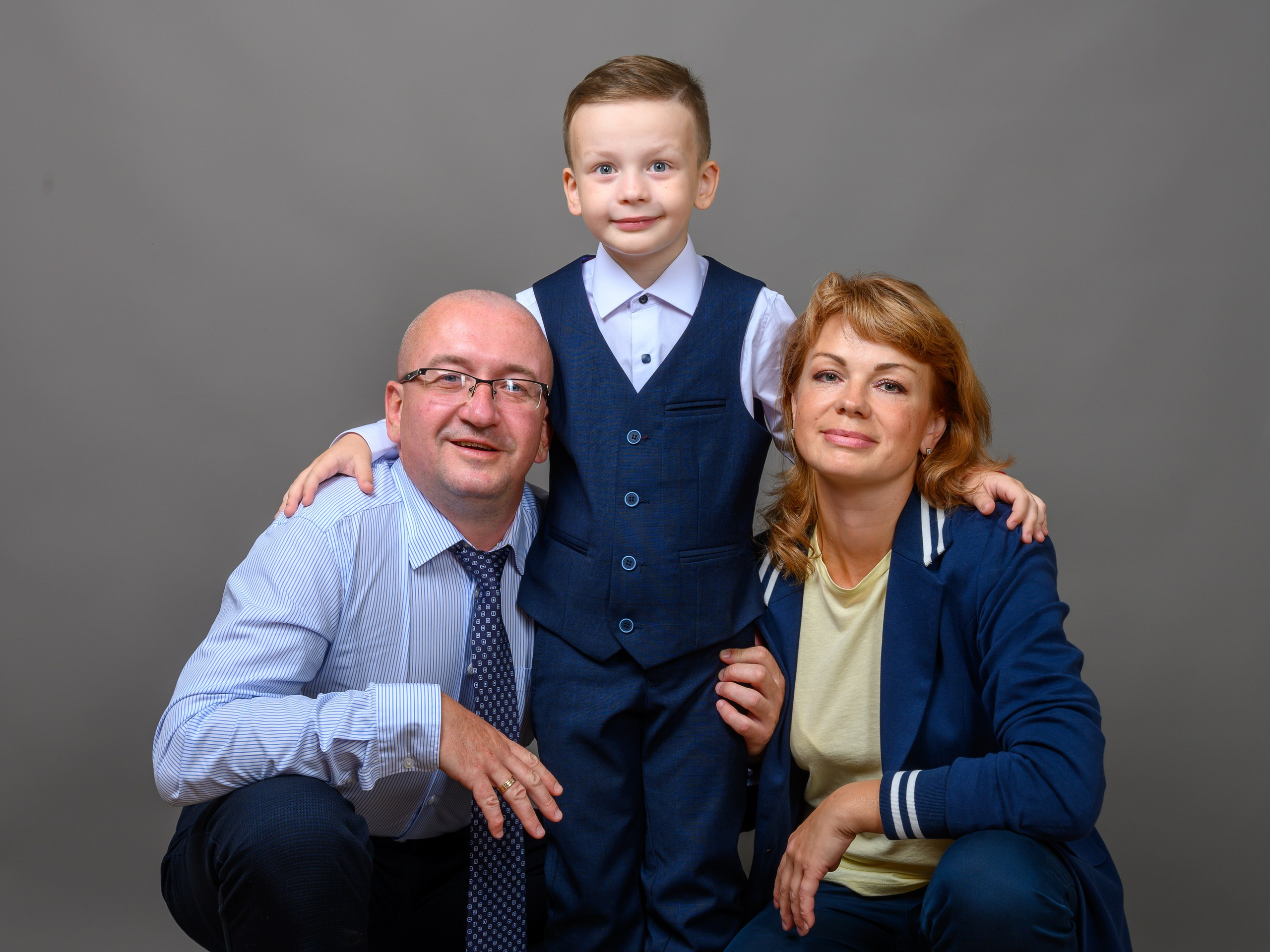 Дмитрий и Елена. Семейная фотосессия. Фотограф Андрей Зикеев, фотостудия AzArt Studio в Москве