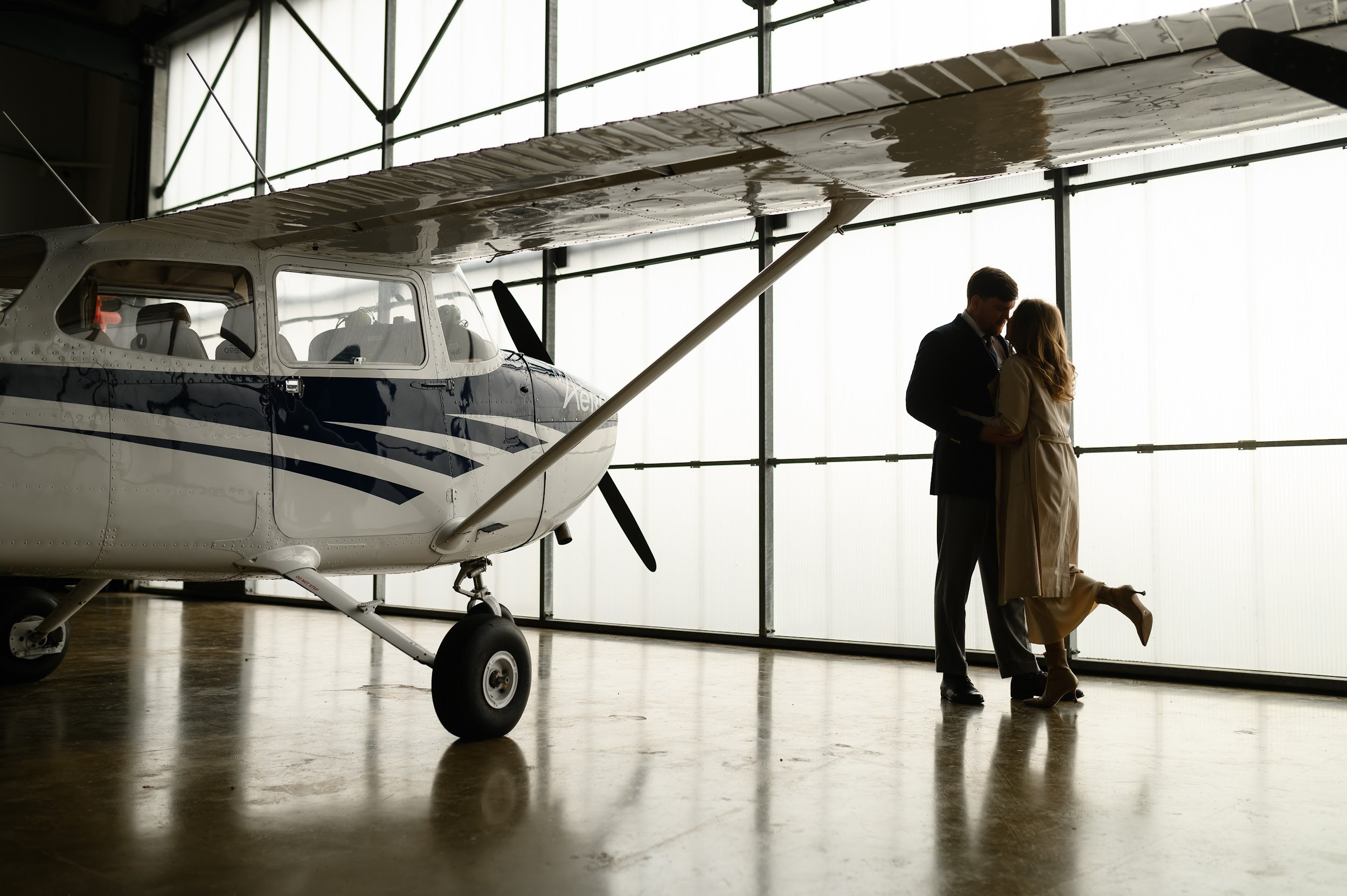 Love-story. Самолёт. Фотограф Марина Росси