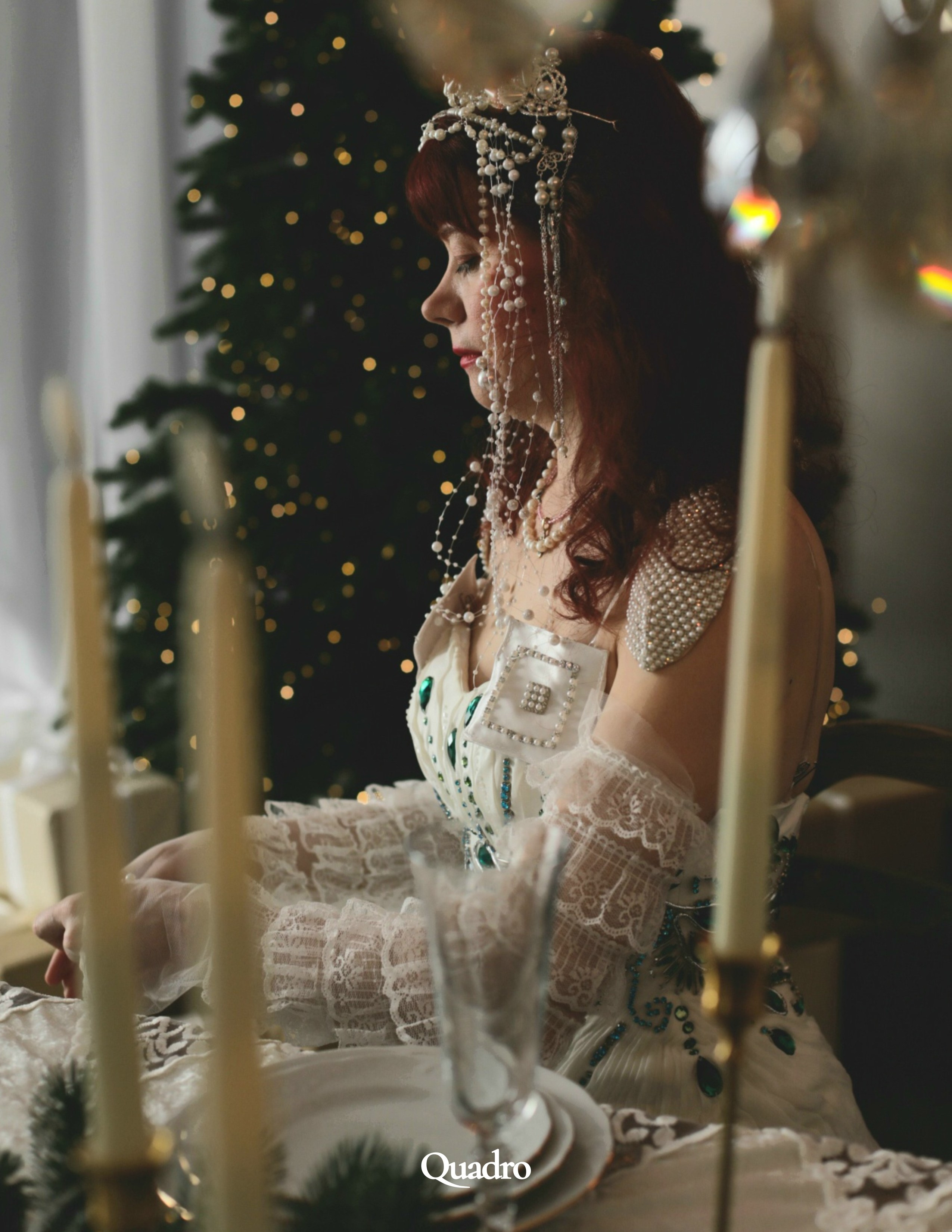 Magazine Quadro, January, 2026, model: Svetlana Fatyanova, the Princess-Swan 