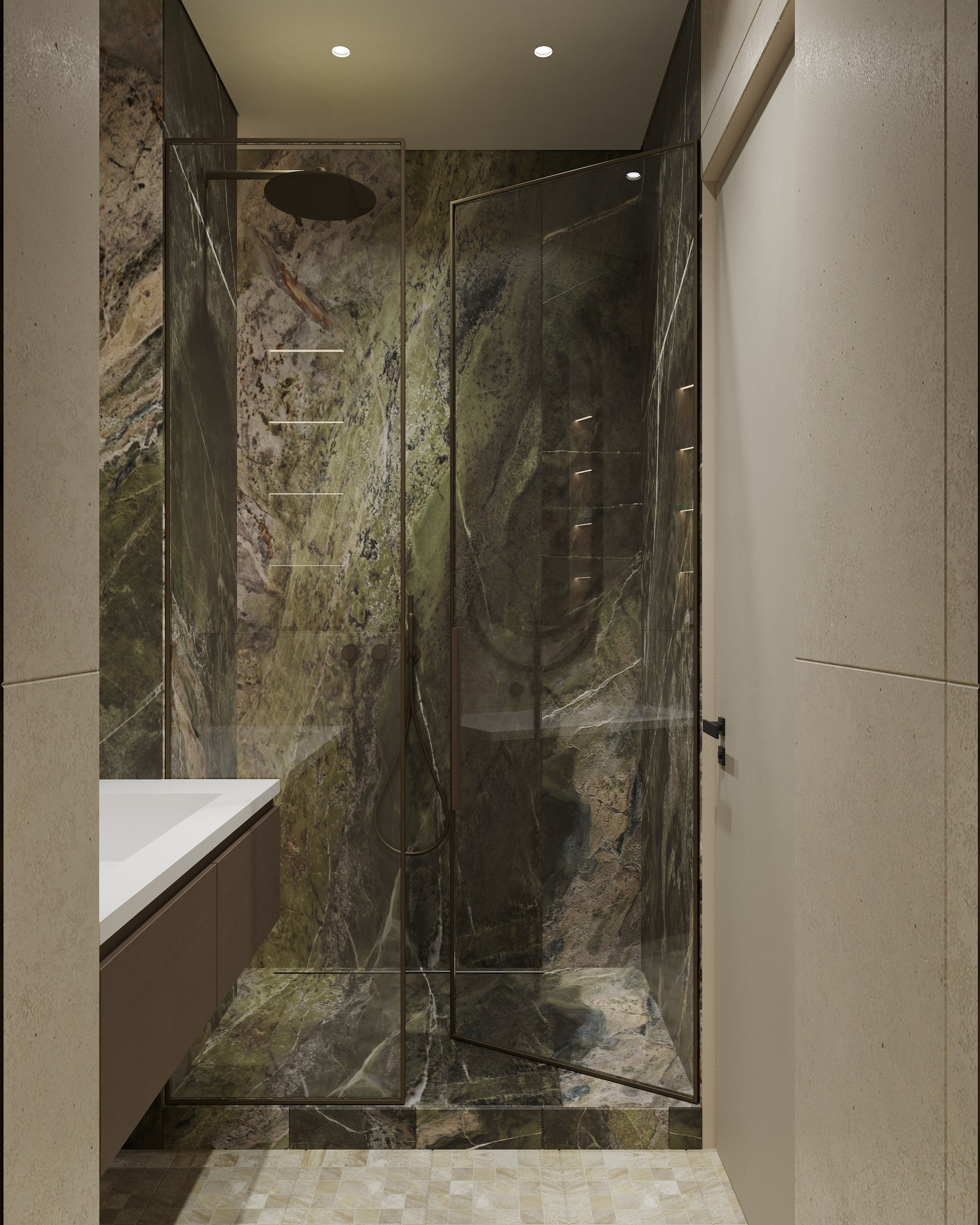 SPB | OFFICE WELL 59 м². 3d визуализатор Анастасия Науменко