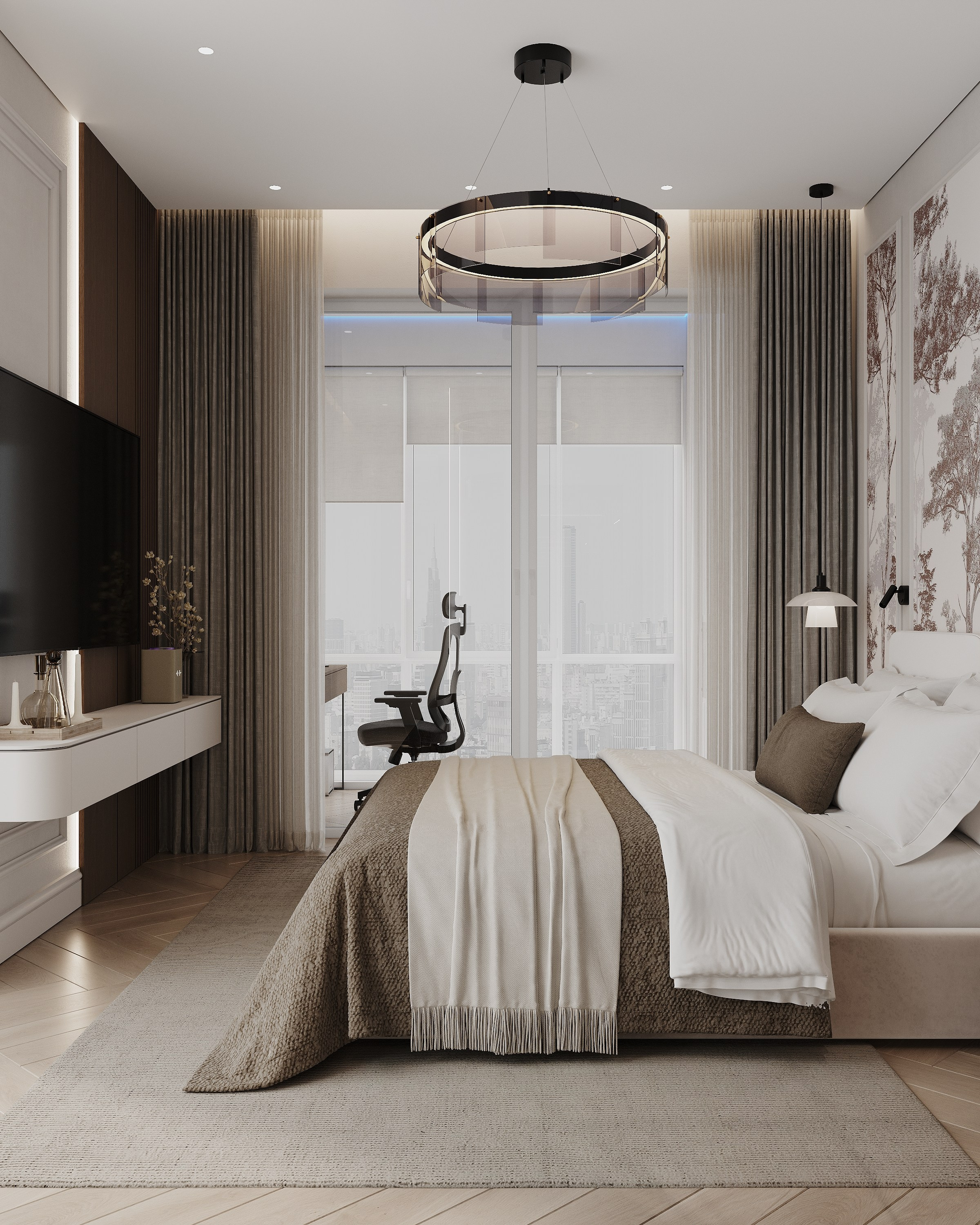 ЖК Наука 73 кв.м, г. Санкт-Петербург. 3d визуализатор Анастасия Науменко