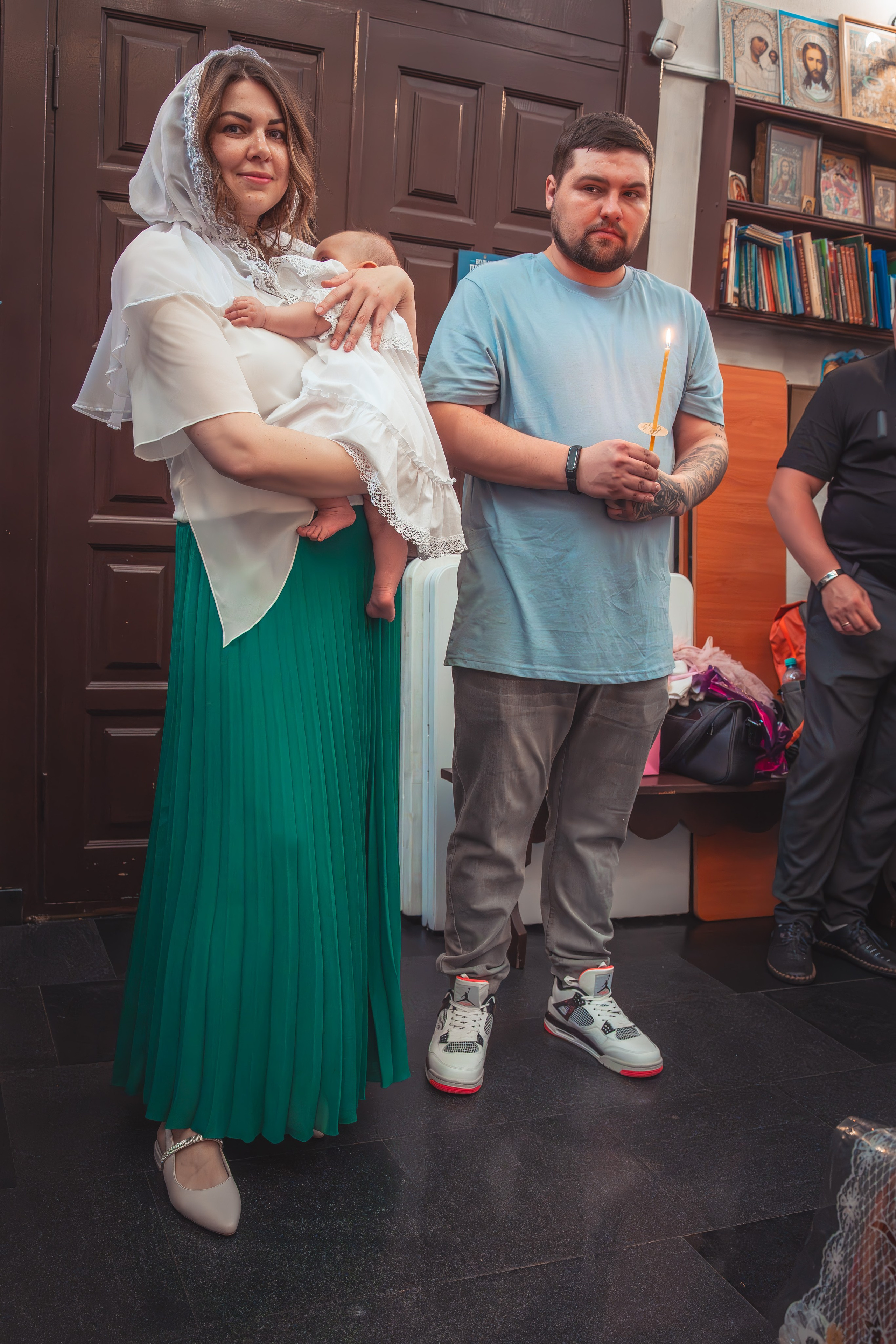 Крещение Анастасии в храме Михаила Тверского. Фотограф Евгений Егоров