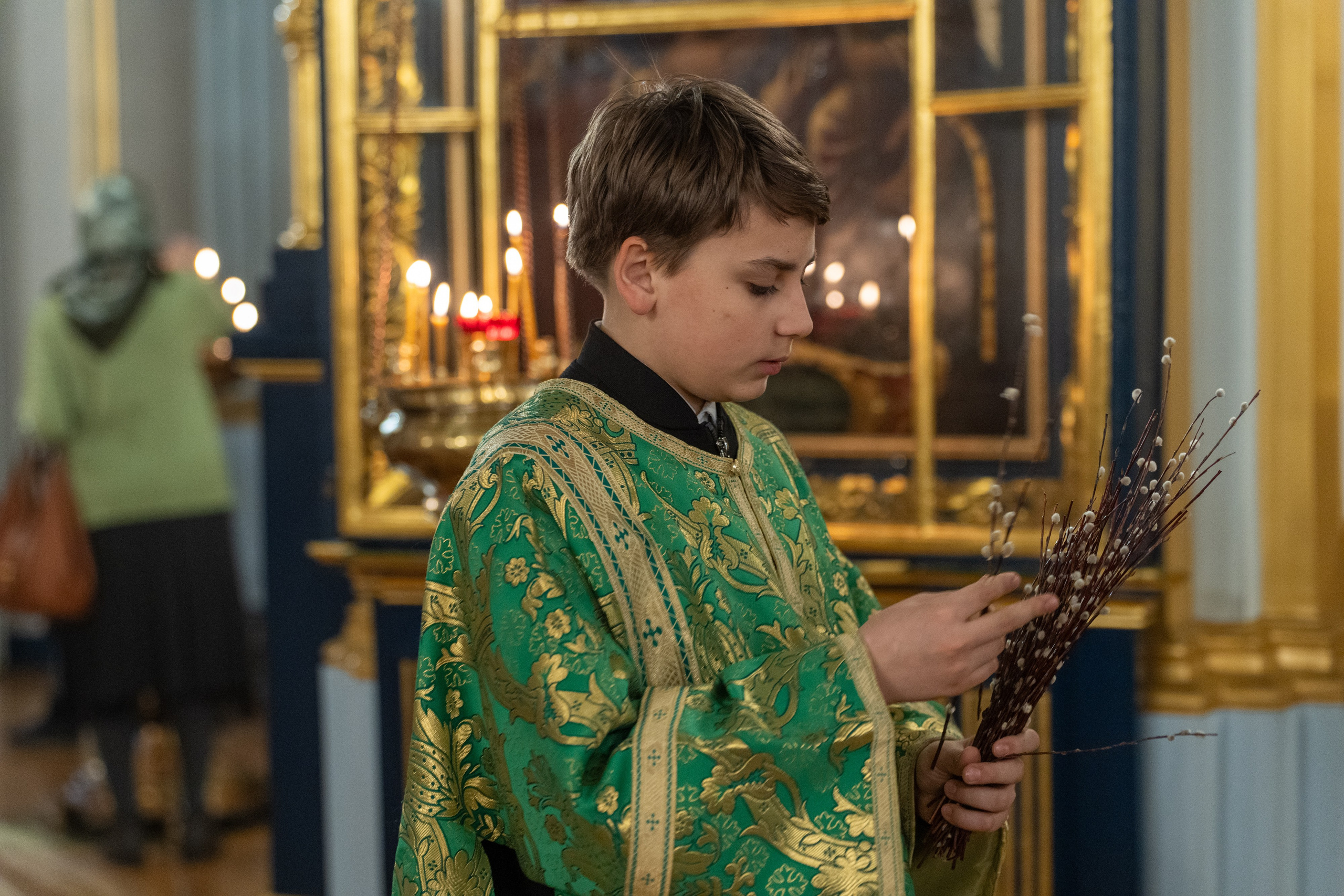 Суббота 6-й седмицы, ваий. Лазарева суббота. Воскрешение прав. Лазаря. НИКОЛО-БОГОЯВЛЕНСКИЙ МОРСКОЙ СОБОР