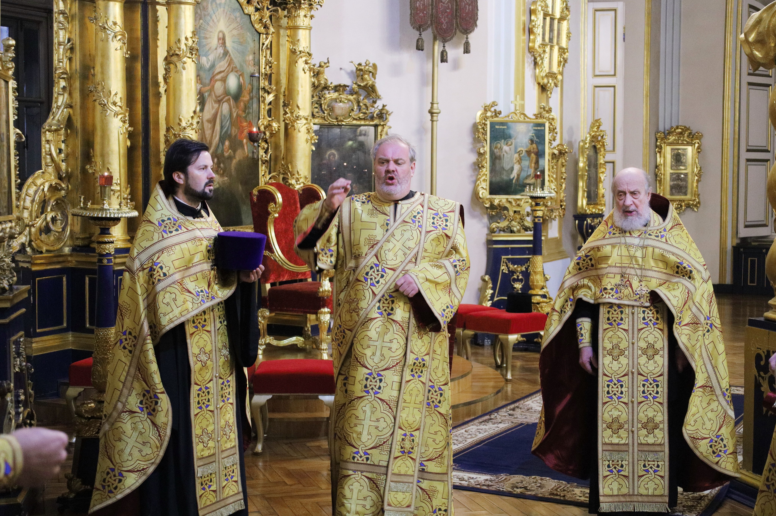 СЛУЖЕНИЕ В КАНУН ДНЯ ПАМЯТИ СВЯТИТЕЛЯ НИКОЛАЯ ЧУДОТВОРЦА. НИКОЛО-БОГОЯВЛЕНСКИЙ МОРСКОЙ СОБОР