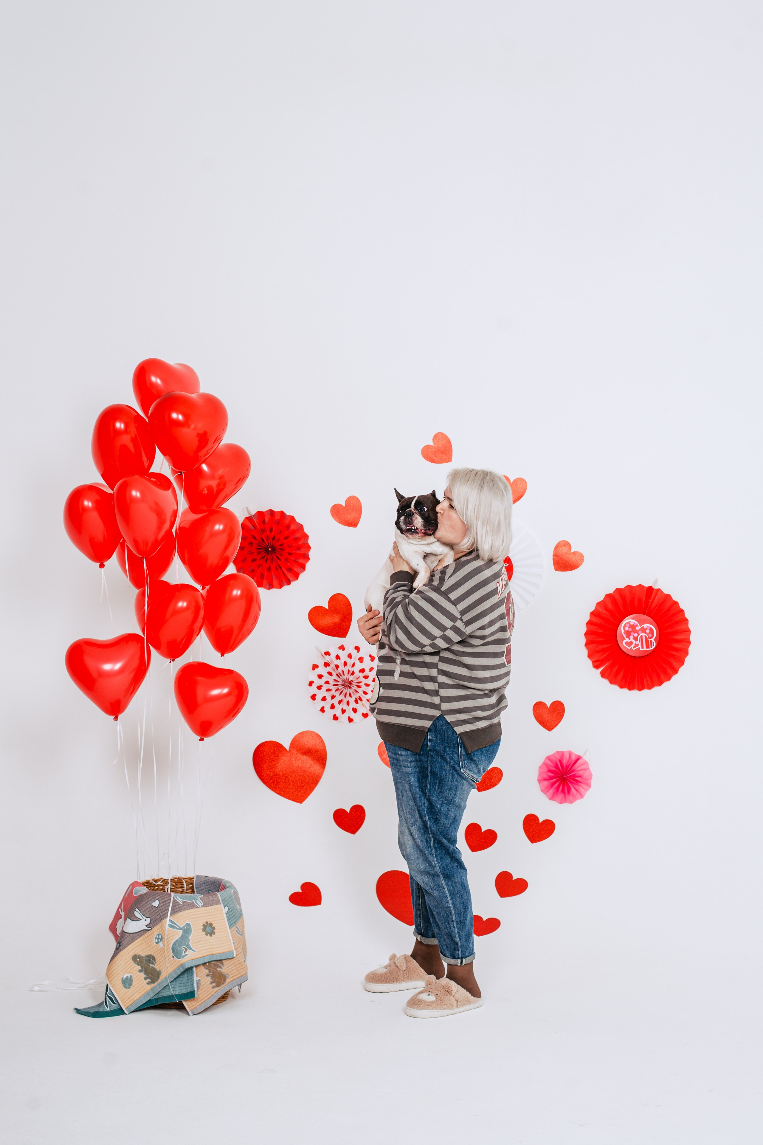 Пижамная вечеринка французских бульдогов и их хозяев. Фотограф-анималист Татьяна Степанова