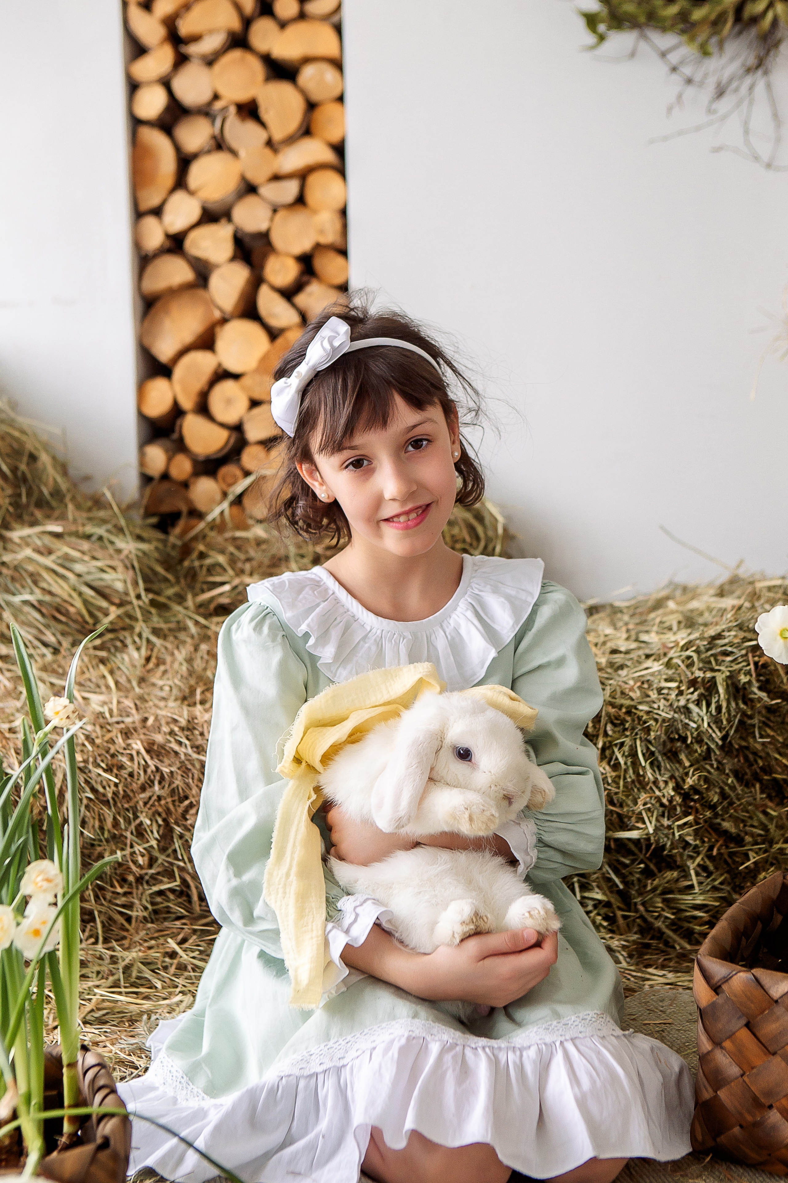 Анастасия пасхальная съёмка. Семейный детский фотограф. Фотосессия в Минске