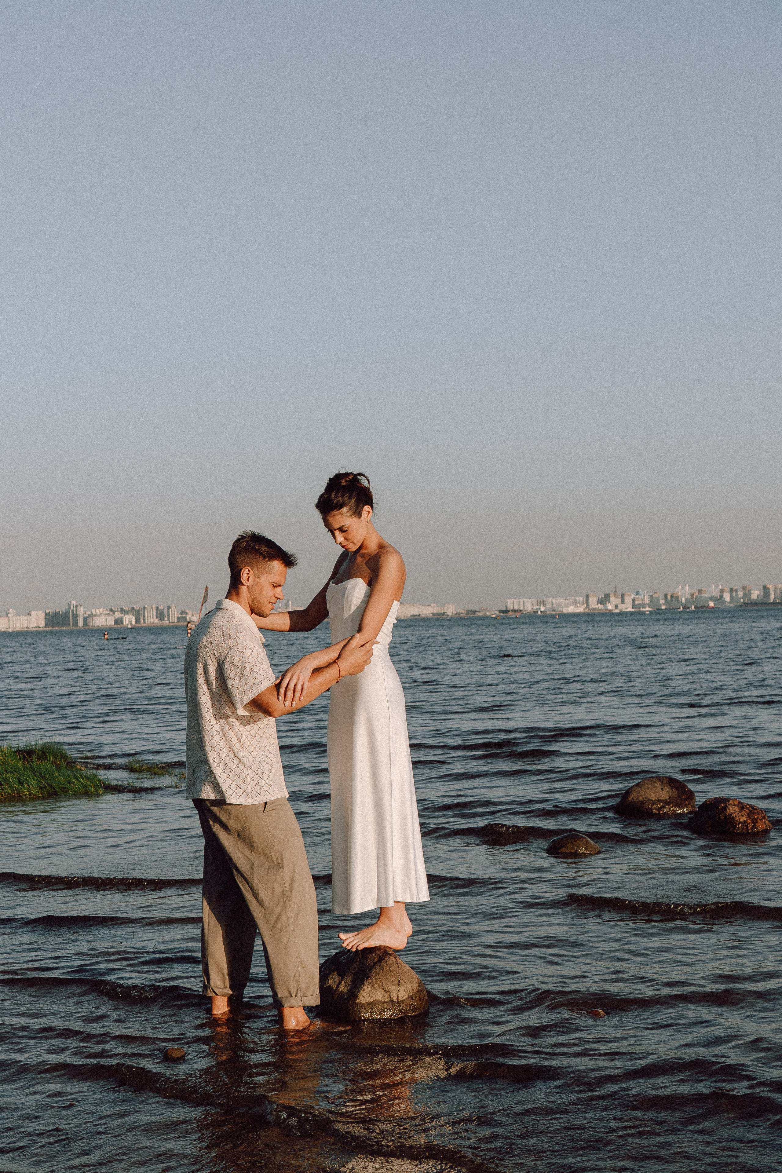 СВАДЕБНАЯ ФОТОСЕССИЯ ВЫЕЗДНОЙ ЦЕРЕМОНИИ (ФИНСКИЙ ЗАЛИВ). Профессиональный фотограф, Санкт-Петербург — Виктория Богомолова