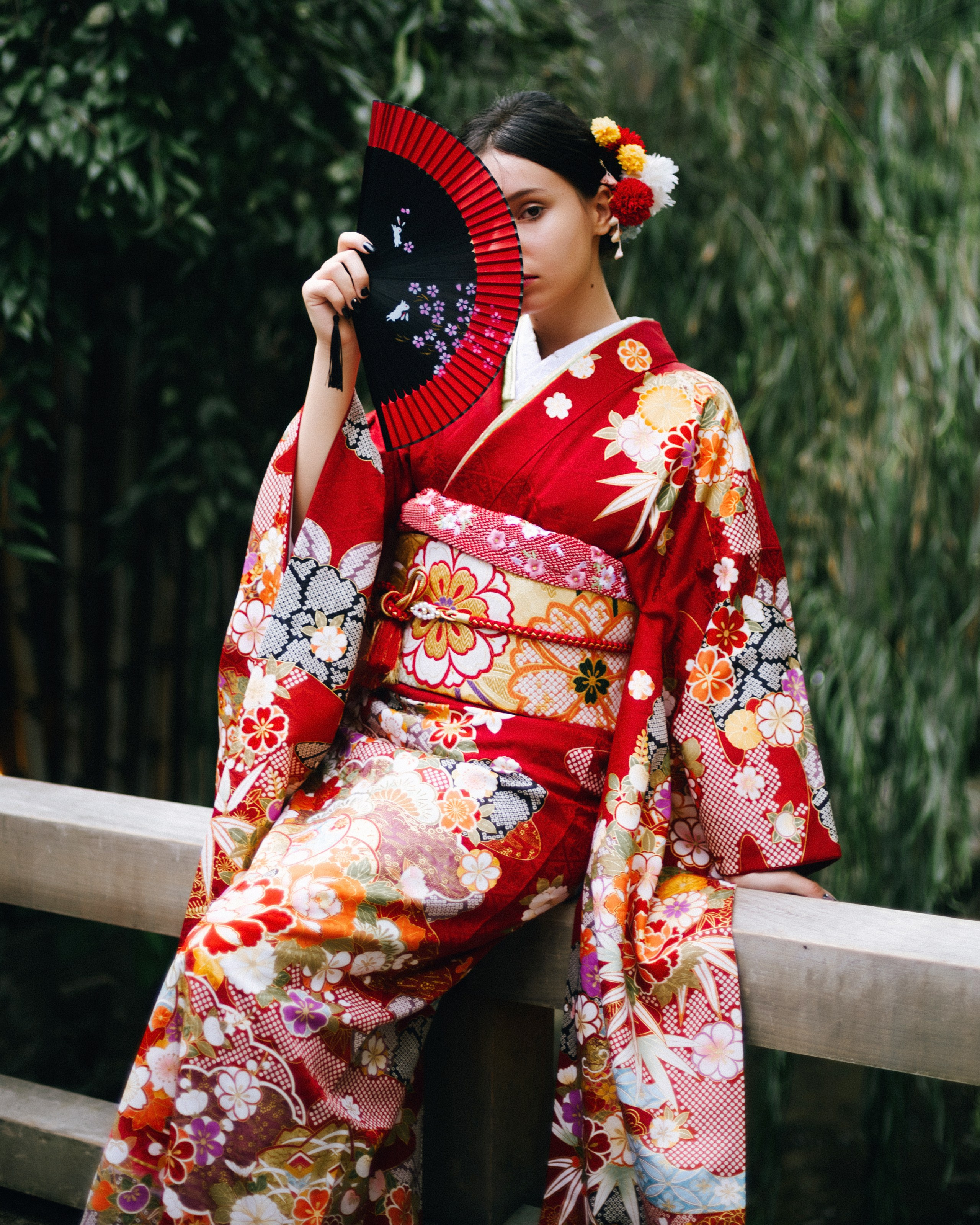 Kimono photoshoot in Kyoto. Photographer in Tokyo Anatolii Ozarto