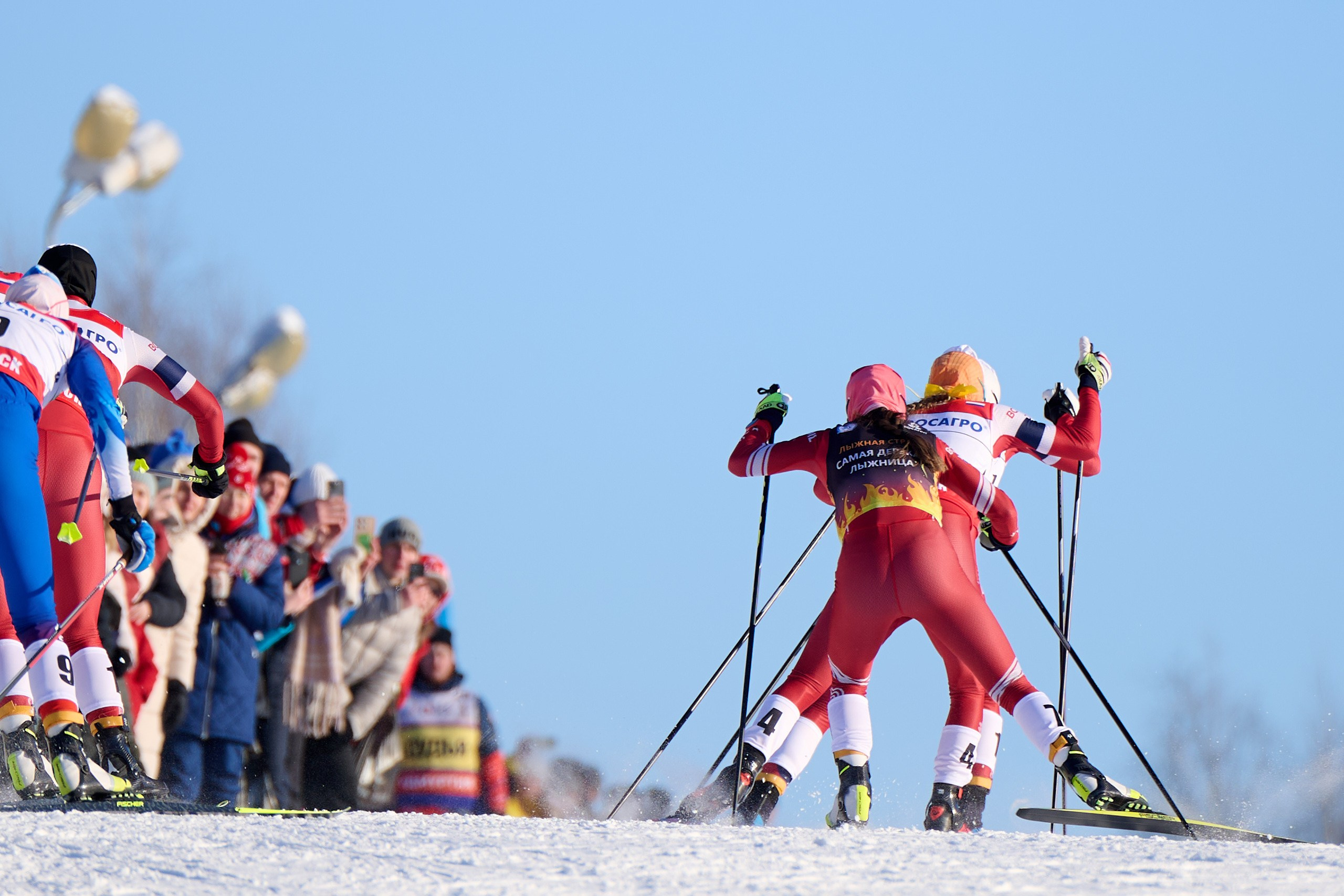 VI этап ФосАгро Кубка России по лыжным гонкам. Спринт. Ижевск 25.01.2025. Спортивный репортажный фотограф в Ижевске Сергей Мерзляков