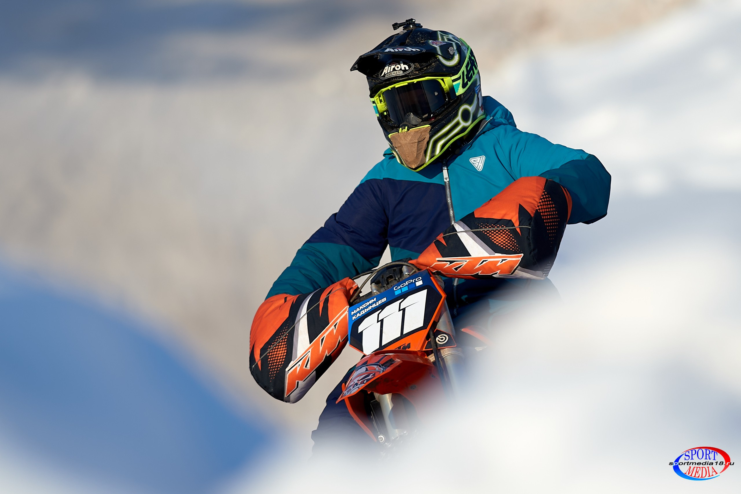 3 этап Кубка Удмуртской Республики по мотокроссу. Воткинск 23.02.2025. Спортивный репортажный фотограф в Ижевске Сергей Мерзляков