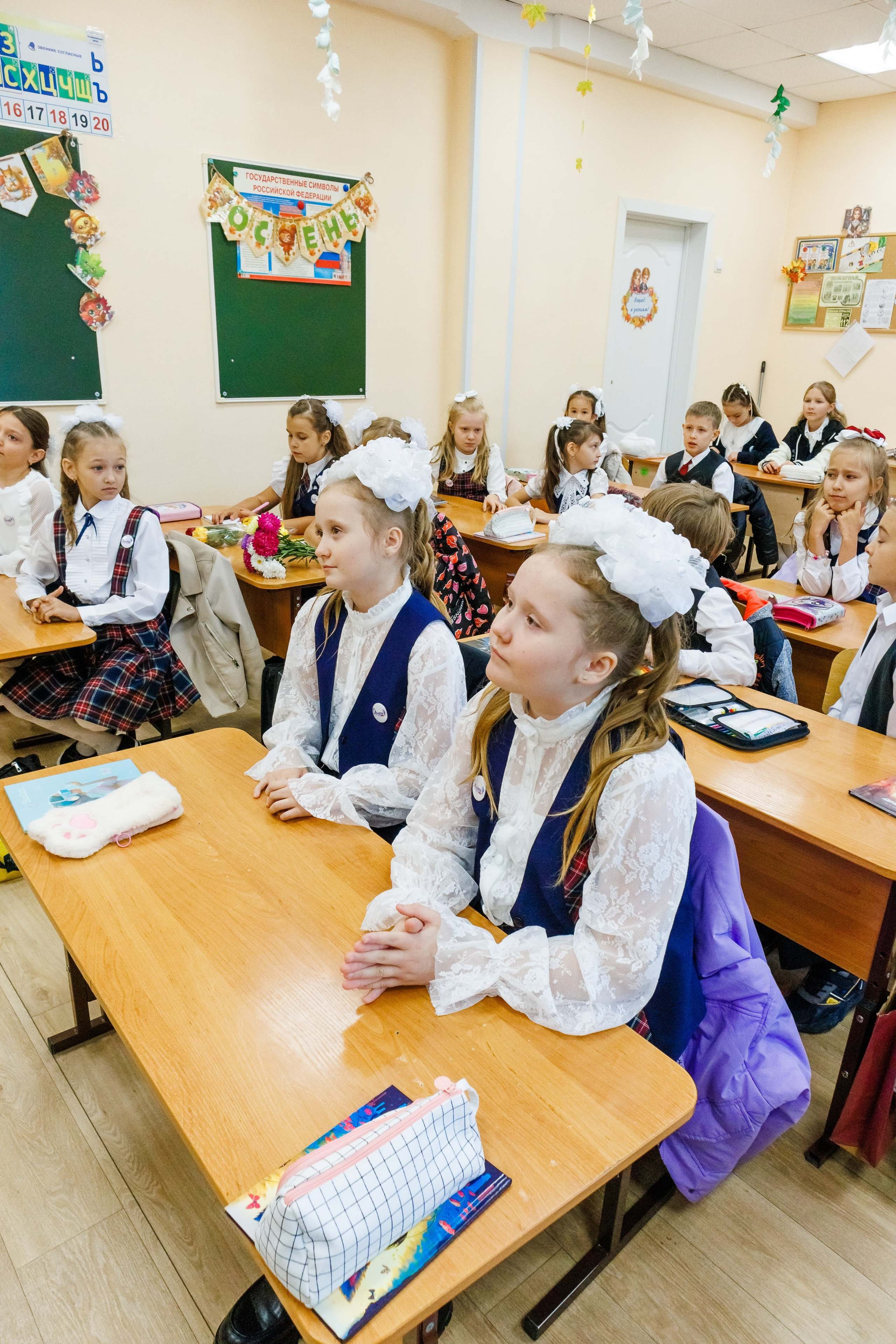 Первый урок школа 206. Фотограф в Новосибирске Евгений Маслов