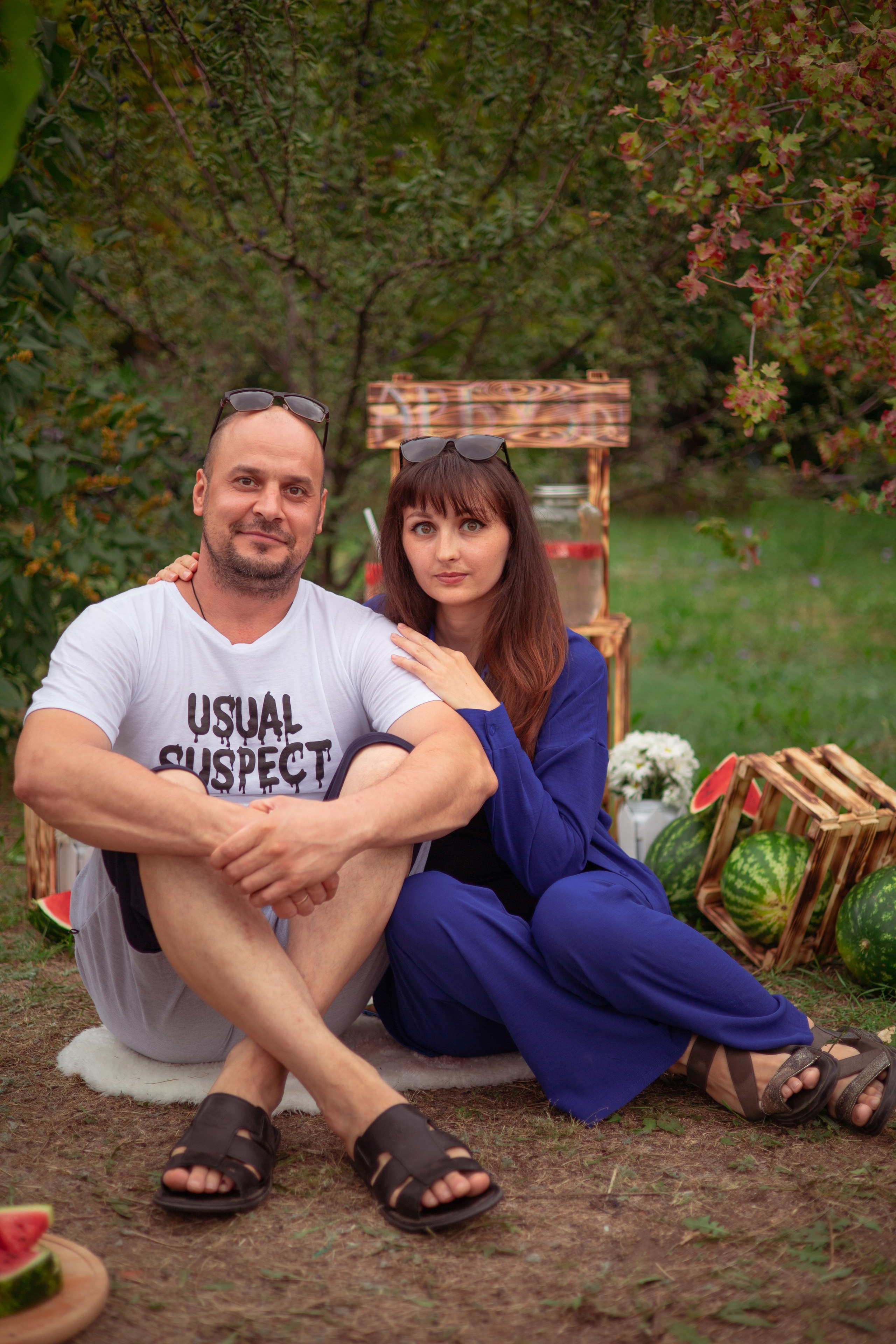 Семья арбузы. Семейный и детский фотограф в Михайловке Татьяна Лестьева