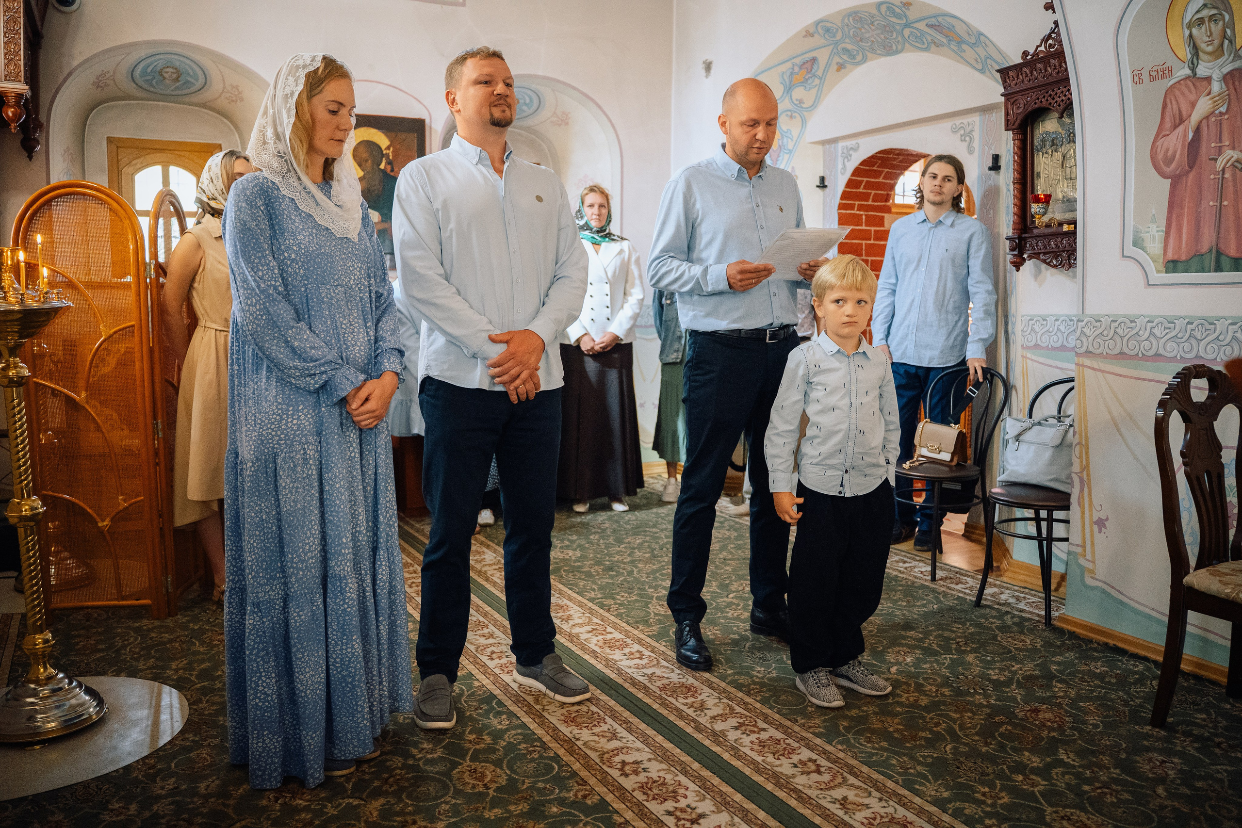 Крещение Марка. Фотограф Казакова Анастасия