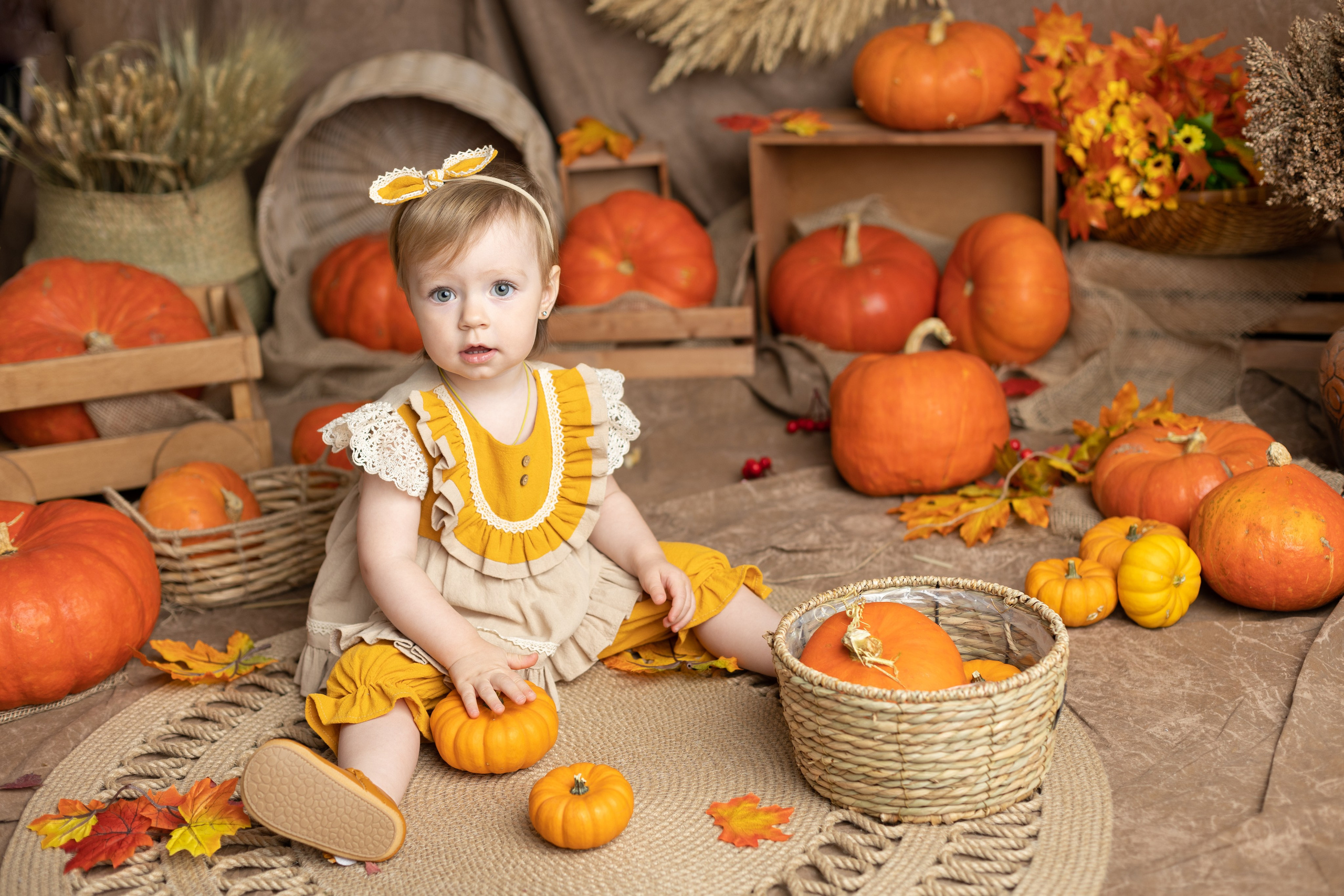Осенний фотопроект. Фотограф новорожденных, детский фотограф в г. Оренбурге Екатерина Козлова